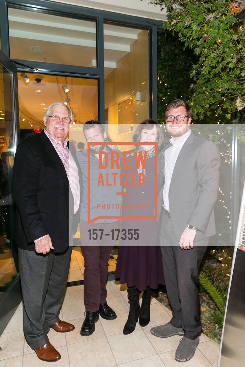 Bart Gross, Sam Pierce, Barbara Gross, Scott Gross, Stephen Silver Boutique Anniversary Celebration 2018, Rosewood Sandhill. 2825 Sand Hill Rd, Photo #157-17355 Bart Gross, Sam Pierce, Barbara Gross, Scott Gross, Photo #157-17355