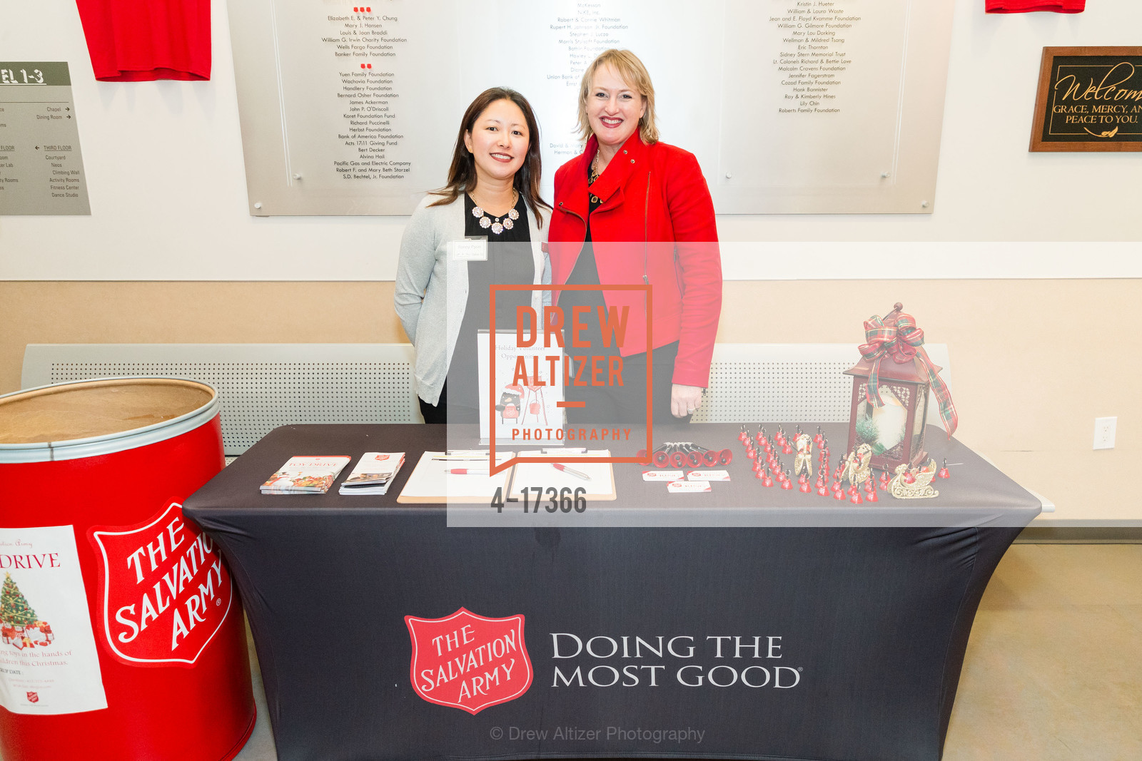 Sonny Pyon, Melissa Doppler, The Salvation Army’s Annual Holiday Luncheon 2018, The Salvation Army Kroc Center. 240 Turk St, Photo #4-17366 Sonny Pyon, Melissa Doppler, Photo #4-17366