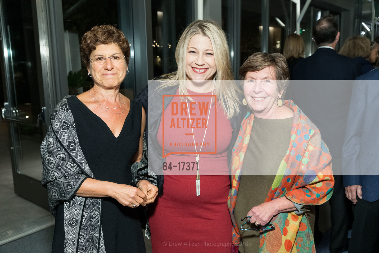 Judy Estrin, Shannon Hunt Scott, Susie Richardson, Human Rights Watch Silicon Valley, Hotel Nia, November 15th, 2018, Photo #84-17371 Judy Estrin, Shannon Hunt Scott, Susie Richardson, Photo #84-17371