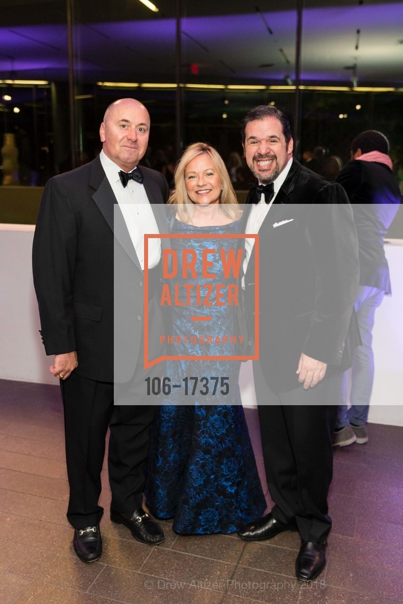 Howard Pickett, Mary Ann Pickett, Peter Gamez, World Cities Cultural Summit Gala Dinner, de Young Museum, November 15th, 2018, Photo #106-17375 Howard Pickett, Mary Ann Pickett, Peter Gamez, Photo #106-17375