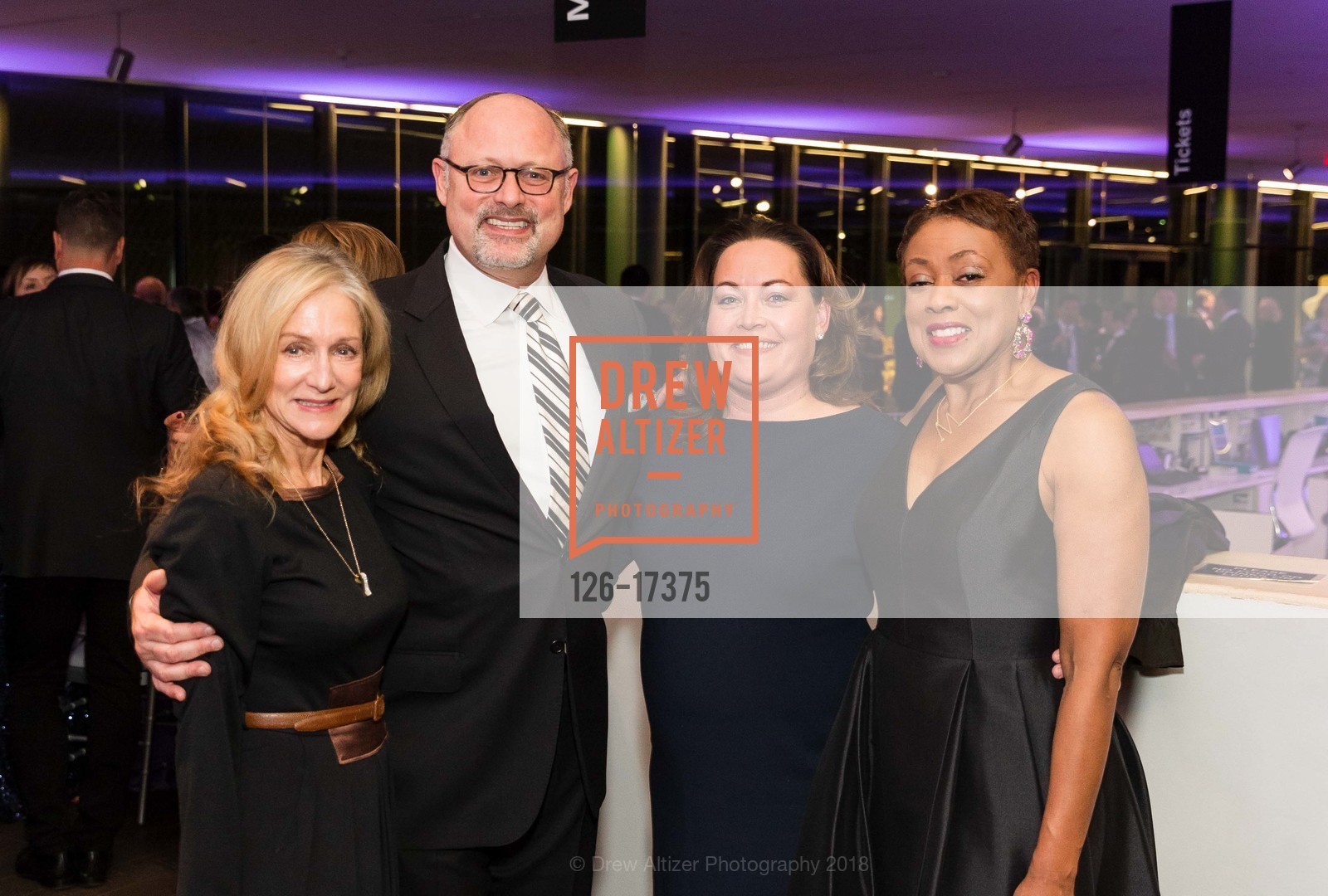 Jill Manton, Jonathan Moscone, Maria Jenson, Marni Cook, World Cities Cultural Summit Gala Dinner, de Young Museum, November 15th, 2018, Photo #126-17375 Jill Manton, Jonathan Moscone, Maria Jenson, Marni Cook, Photo #126-17375