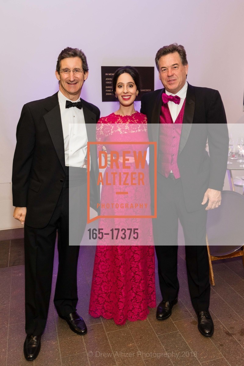 Simon Frankel, Sherene Melania, Jeff Morgan, World Cities Cultural Summit Gala Dinner, de Young Museum, November 15th, 2018, Photo #165-17375 Simon Frankel, Sherene Melania, Jeff Morgan, Photo #165-17375