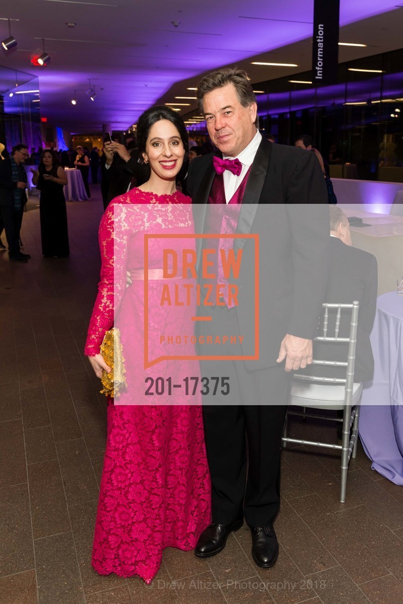 Sherene Melania, Jeff Morgan, World Cities Cultural Summit Gala Dinner, de Young Museum, November 15th, 2018, Photo #201-17375 Sherene Melania, Jeff Morgan, Photo #201-17375