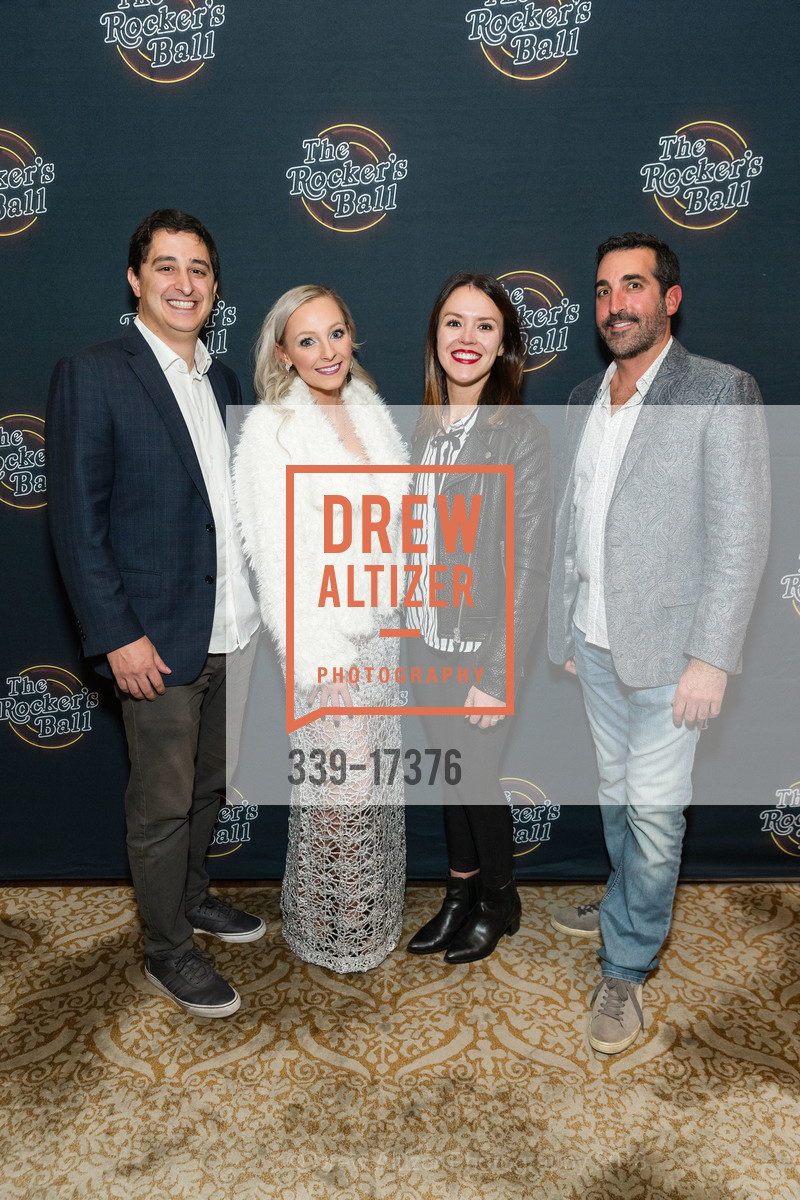 Matty Moriates, Carly Behr, Ericka Sharples, Nick Bruno, Do it for the Love Rocker's Ball 2018, The Fairmont San Francisco. 950 Mason St, November 16th, 2018, Photo #339-17376 Matty Moriates, Carly Behr, Ericka Sharples, Nick Bruno, Photo #339-17376