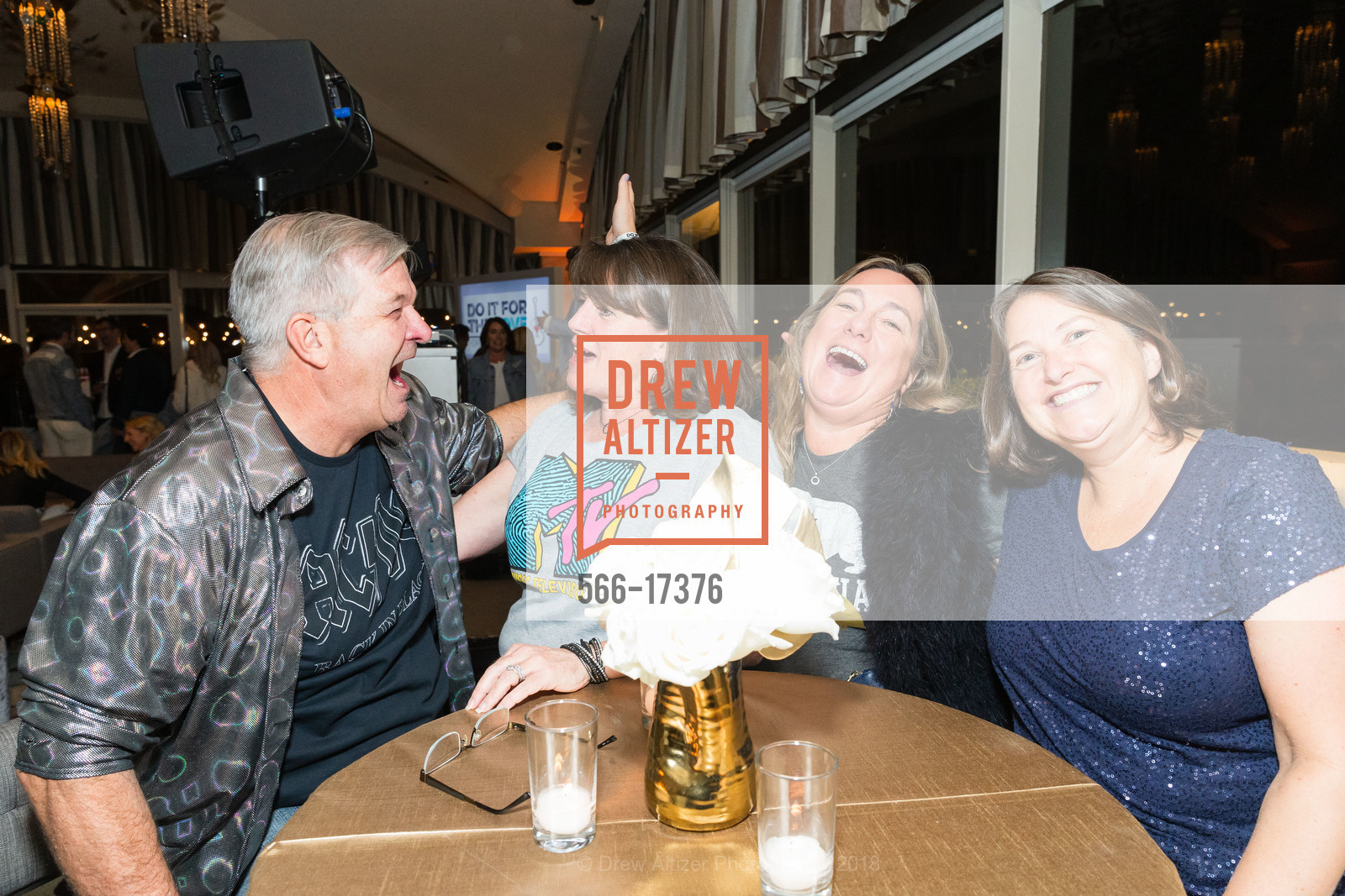 George Jacquette, Emily Jacquette, Janet Lautenberger, Barbara Vogel, Do it for the Love Rocker's Ball 2018, The Fairmont San Francisco. 950 Mason St, November 16th, 2018, Photo #566-17376 George Jacquette, Emily Jacquette, Janet Lautenberger, Barbara Vogel, Photo #566-17376