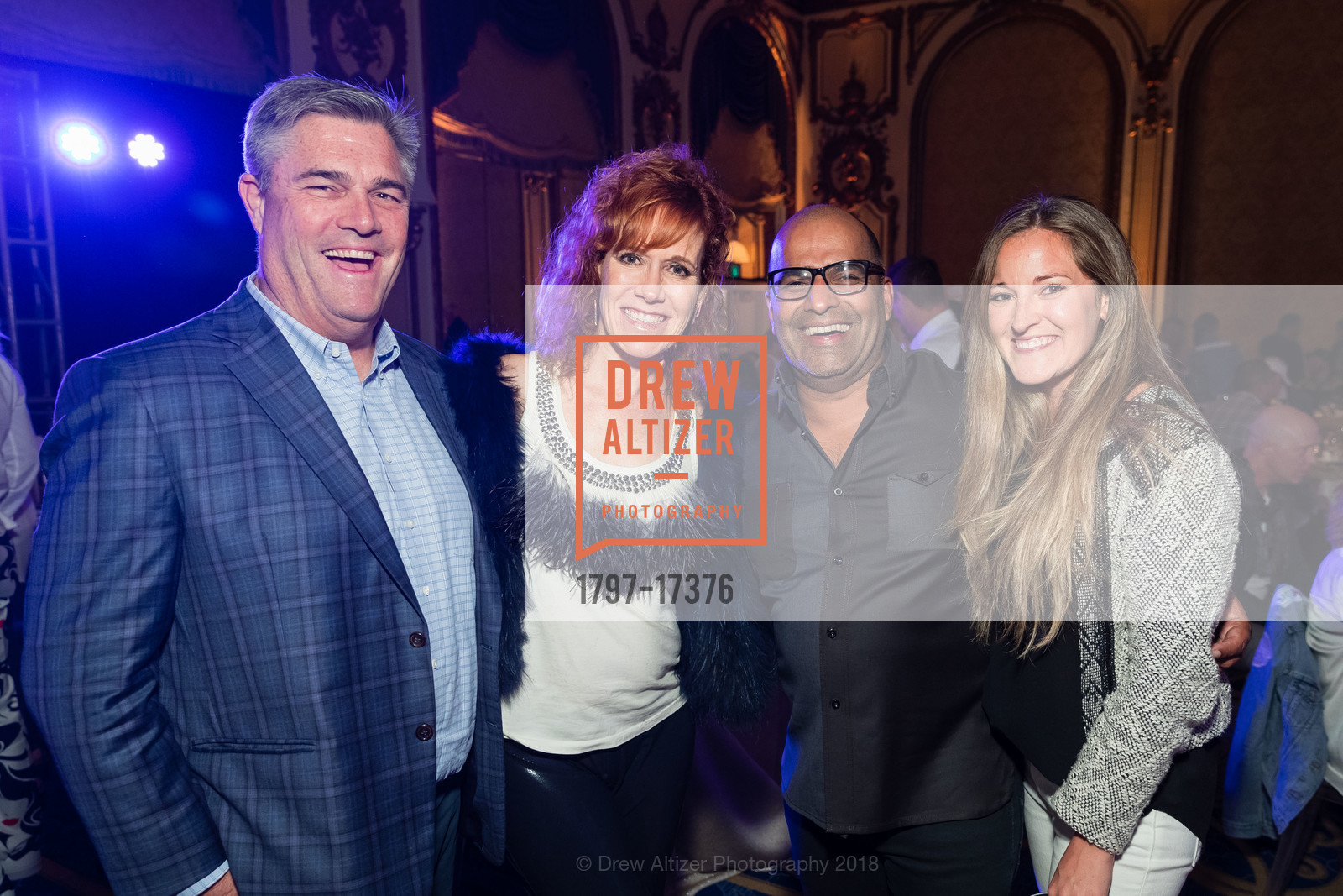Eric Mathewson, Merriman Mathewson, Mohammed Khan, Brooke Gersich, Do it for the Love Rocker's Ball 2018, The Fairmont San Francisco. 950 Mason St, November 16th, 2018, Photo #1797-17376 Eric Mathewson, Merriman Mathewson, Mohammed Khan, Brooke Gersich, Photo #1797-17376