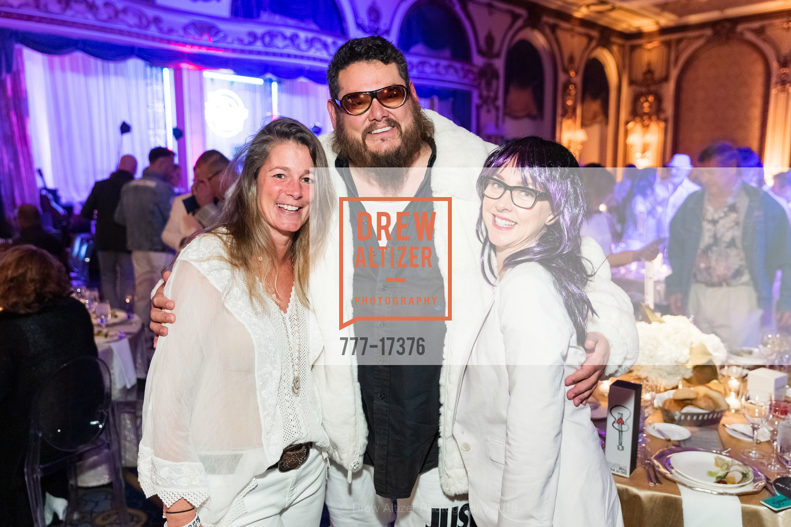 Laura Barber, William Jager, Anne Marie Canter, Do it for the Love Rocker's Ball 2018, The Fairmont San Francisco. 950 Mason St, November 16th, 2018, Photo #777-17376 Laura Barber, William Jager, Anne Marie Canter, Photo #777-17376