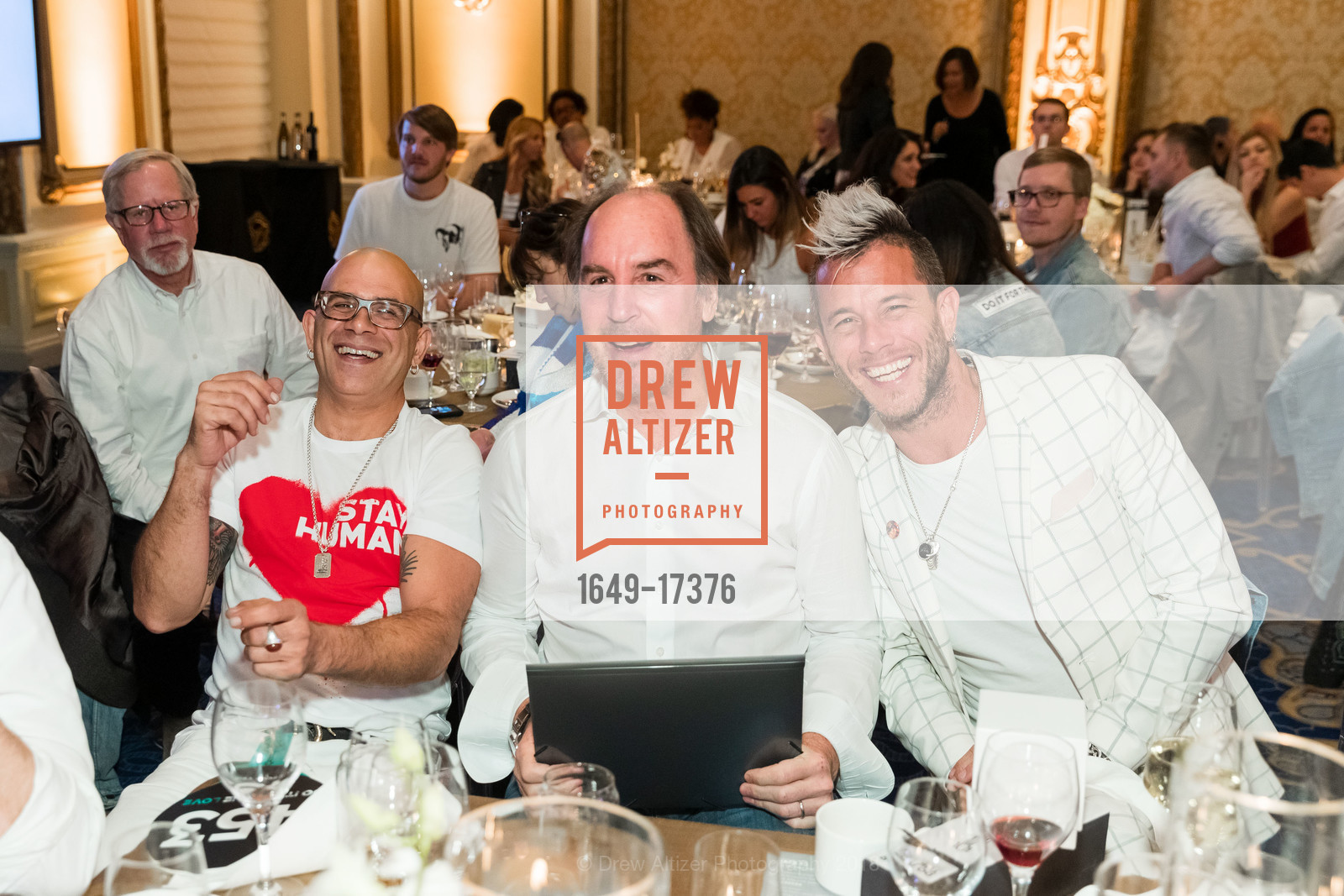 Hossein Attar, Arthur Demoulas, Jay Bowman, Do it for the Love Rocker's Ball 2018, The Fairmont San Francisco. 950 Mason St, November 16th, 2018, Photo #1649-17376 Hossein Attar, Arthur Demoulas, Jay Bowman, Photo #1649-17376