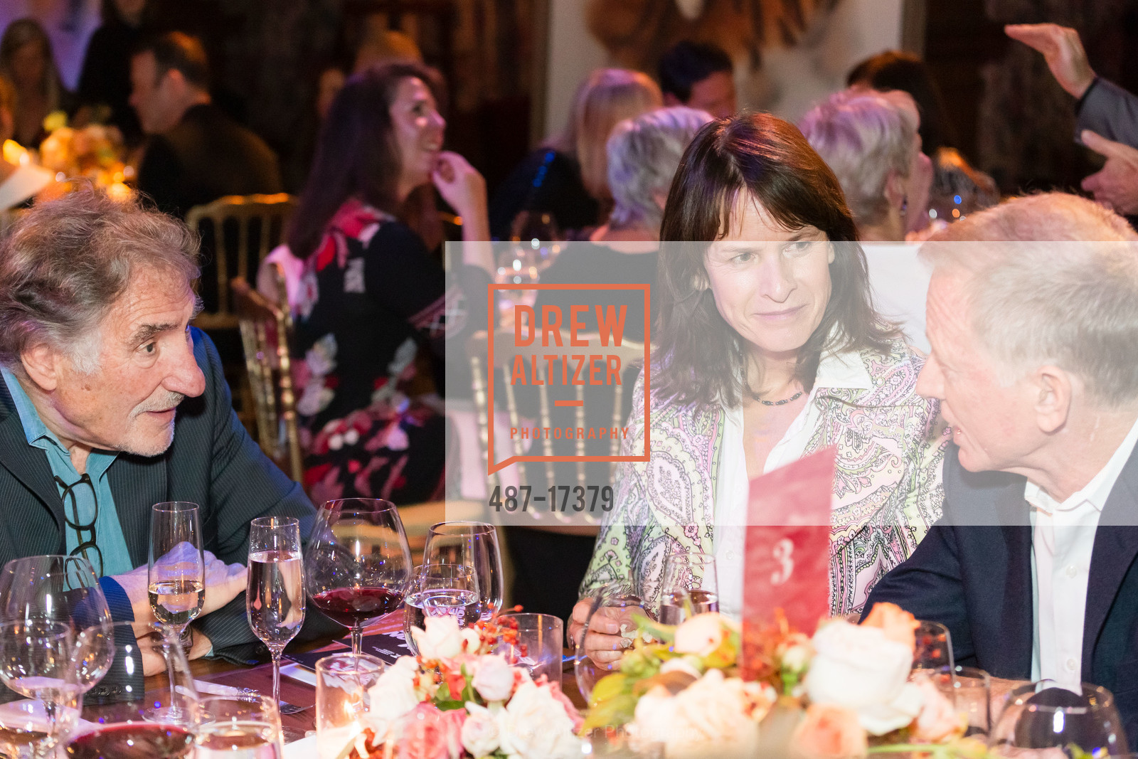 Judd Hirsch, Kathryn Danielle, Jaime Redford, ACT's Fall Celebration Welcoming Pam MacKinnon and Jennifer Bielstein to ACT and SF 2018, Saint Joseph's Arts Society. 1401 Howard St, Photo #487-17379 Judd Hirsch, Kathryn Danielle, Jaime Redford, Photo #487-17379