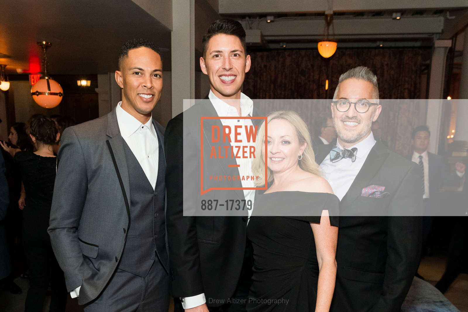 Erick Felder, Jesse Lee Eller, Rebecca Kaykas-Wolff, Jascha Kaykas-Wolff, ACT's Fall Celebration Welcoming Pam MacKinnon and Jennifer Bielstein to ACT and SF 2018, Saint Joseph's Arts Society. 1401 Howard St, Photo #887-17379 Erick Felder, Jesse Lee Eller, Rebecca Kaykas-Wolff, Jascha Kaykas-Wolff, Photo #887-17379