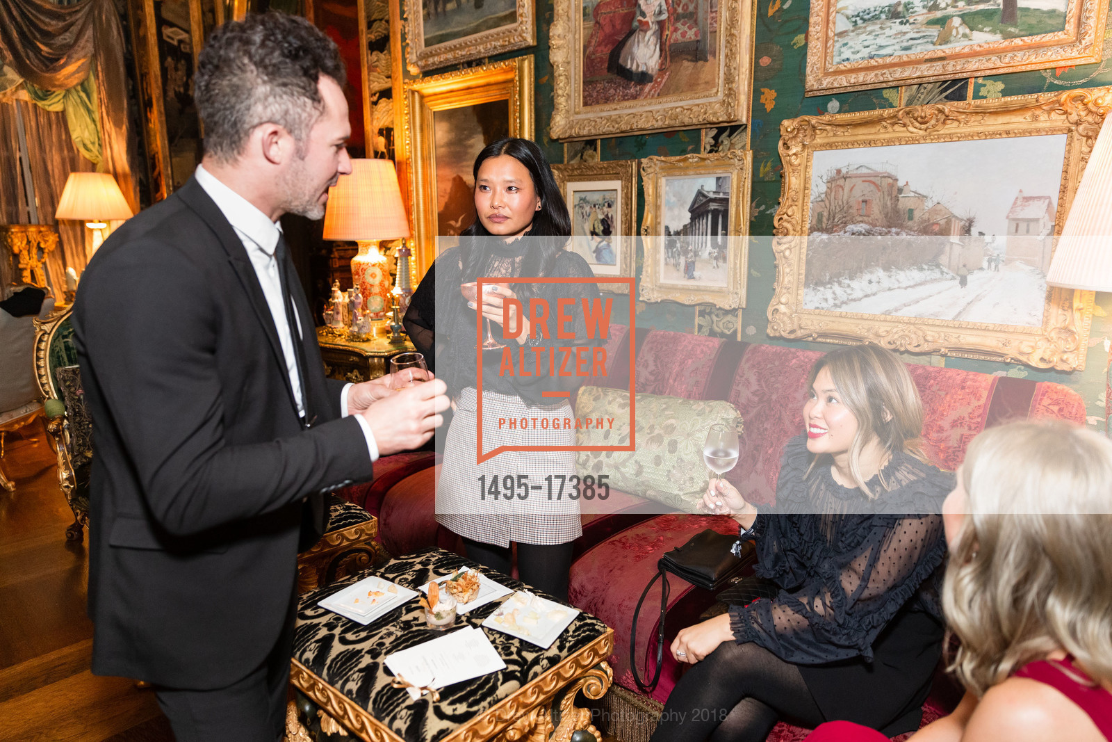Justin Willman, Brynn Elms, Claudia Lee, amfAR Celebrity Poker Night, Private Residence, November 17th, 2018, Photo #1495-17385 Justin Willman, Brynn Elms, Claudia Lee, Photo #1495-17385