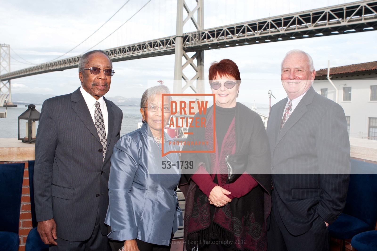 Cleo Streets, Fran Streets, Patty Bartscher, Jack Bartscher, KORET FOUNDATION Honors Dr. and Mrs. Robert Corrigan, US, April 3rd, 2012, Photo #53-1739 Cleo Streets, Fran Streets, Patty Bartscher, Jack Bartscher, Photo #53-1739