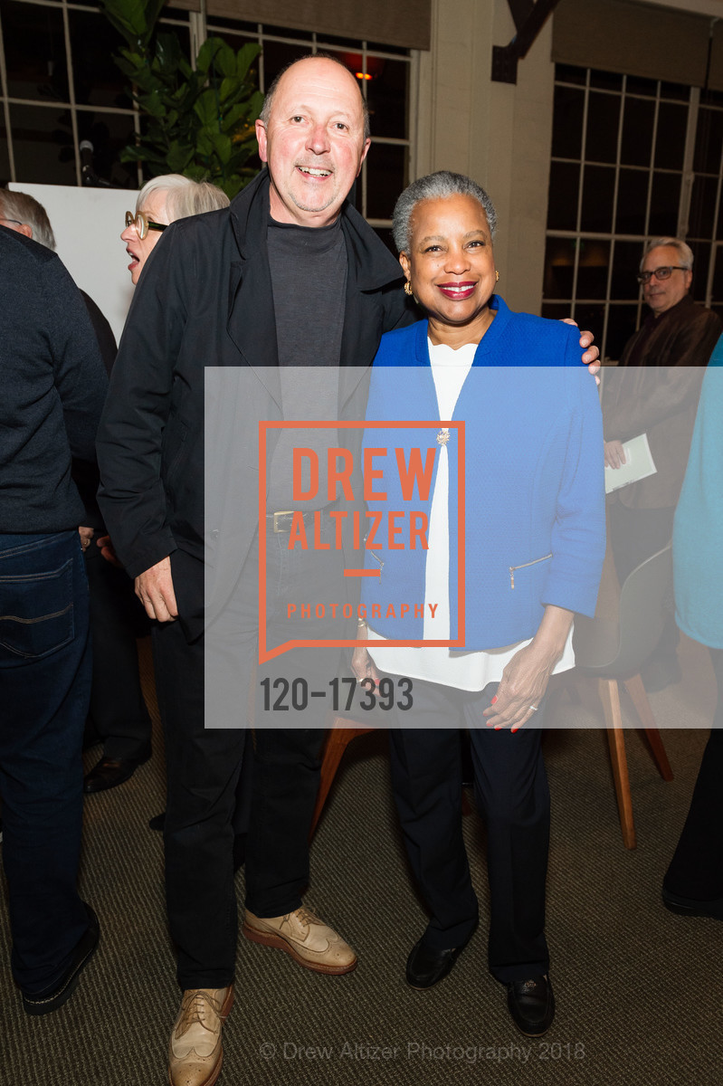 Alexander Zwissler, Francee Covington, Landmark Awards 2018, Greens Restaurant. 2 Marina Blvd, November 27th, 2018, Photo #120-17393 Alexander Zwissler, Francee Covington, Photo #120-17393
