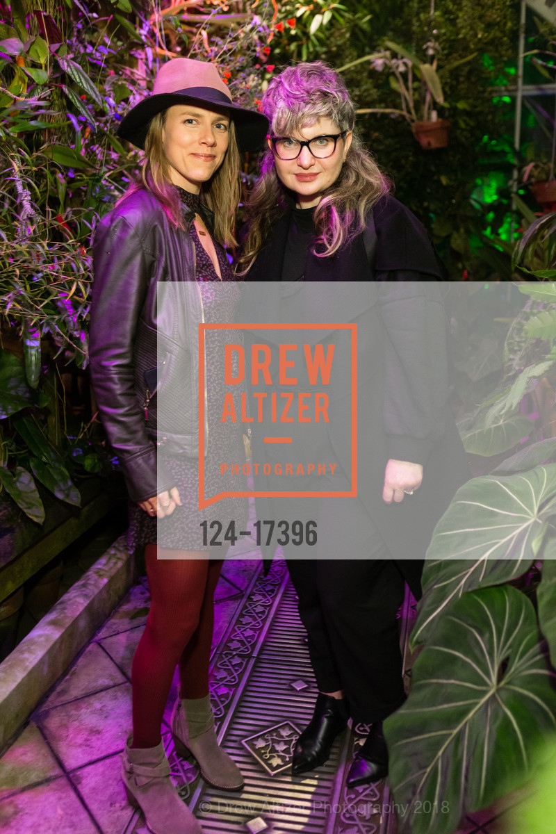 Erin Hagan, Yana Ronin, Conservatory of Flowers Night Bloom Preview Night, Conservatory of Flowers. 100 John F Kennedy Drive, November 30th, 2018, Photo #124-17396 Erin Hagan, Yana Ronin, Photo #124-17396