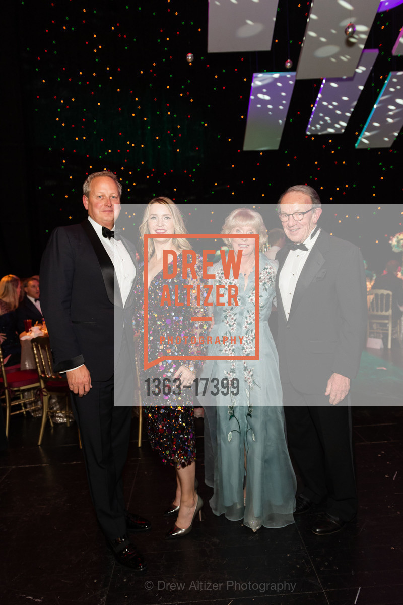 Mark Dempster, Kim Dempster, Beverly Nelson, Jim Nelson, SF Opera's An Evening on the Stage 2018 honoring John A. and Cynthia Fry Gunn, War Memorial Opera House. 301 Van Ness Ave, Photo #1363-17399 Mark Dempster, Kim Dempster, Beverly Nelson, Jim Nelson, Photo #1363-17399