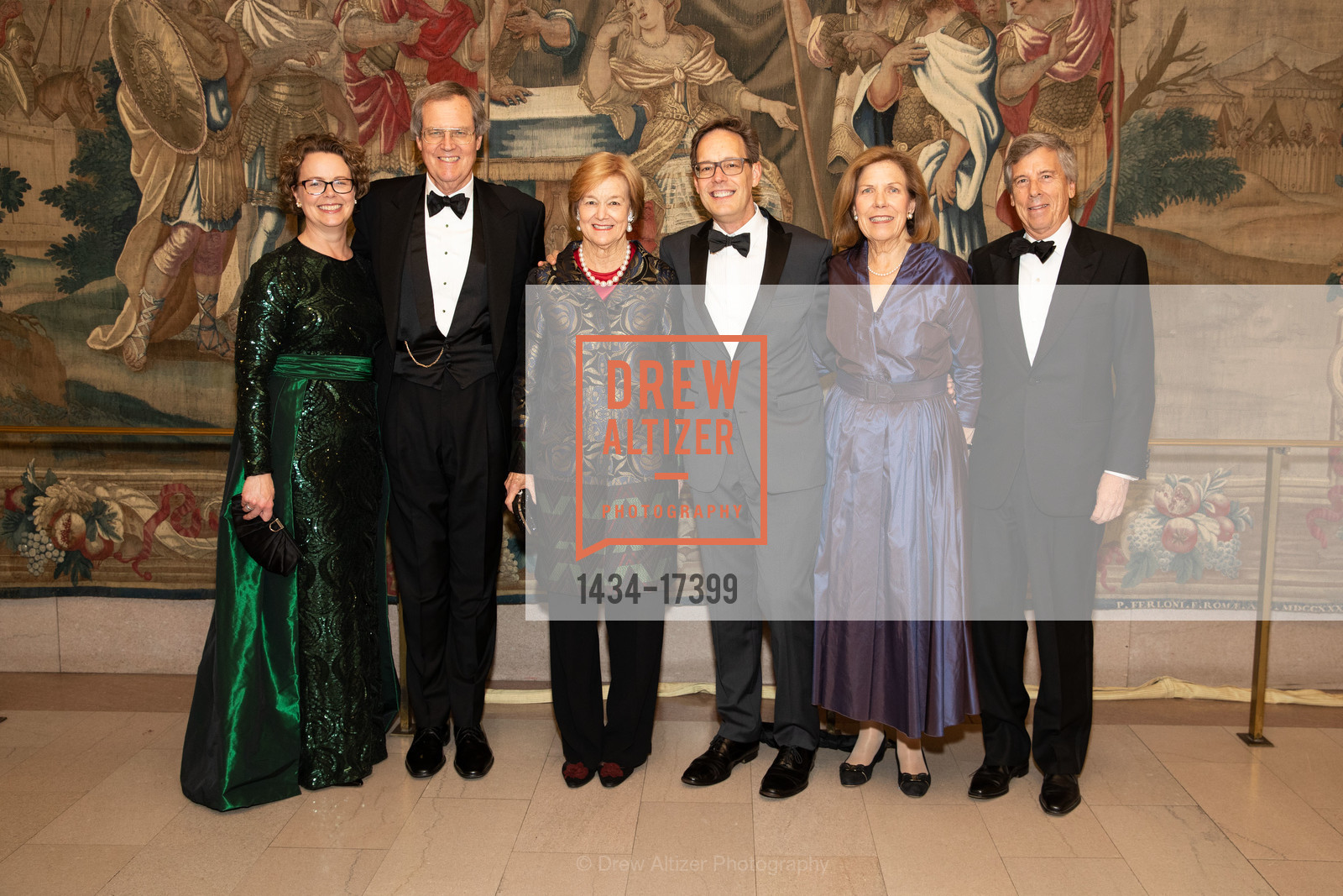 Jennifer Lynch, George Hume, Leslie Hume, Jake Heggie, Sheila Larsen, Tom Larsen, SF Opera's An Evening on the Stage 2018 honoring John A. and Cynthia Fry Gunn, War Memorial Opera House. 301 Van Ness Ave, Photo #1434-17399 Jennifer Lynch, George Hume, Leslie Hume, Jake Heggie, Sheila Larsen, Tom Larsen, Photo #1434-17399