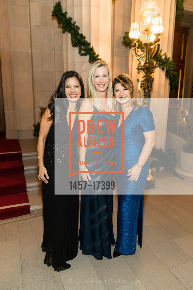 Helen Lin-Murphy, Courtney Labe, Ina Stangenes, SF Opera's An Evening on the Stage 2018 honoring John A. and Cynthia Fry Gunn, War Memorial Opera House. 301 Van Ness Ave, Photo #1457-17399 Helen Lin-Murphy, Courtney Labe, Ina Stangenes, Photo #1457-17399