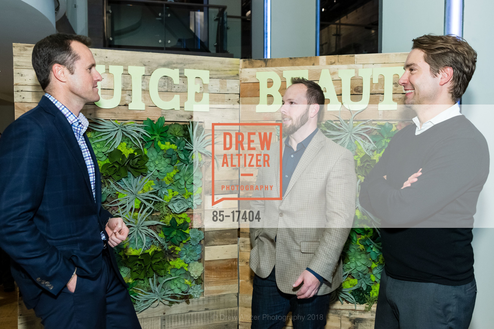 Mark Beevor, Aaron Feeney, Paul Deacon, VIP Launch of Juice Beauty Holiday Pop Up Boutique, Hotel Zetta. 55 5th Street, November 27th, 2018, Photo #85-17404 Mark Beevor, Aaron Feeney, Paul Deacon, Photo #85-17404