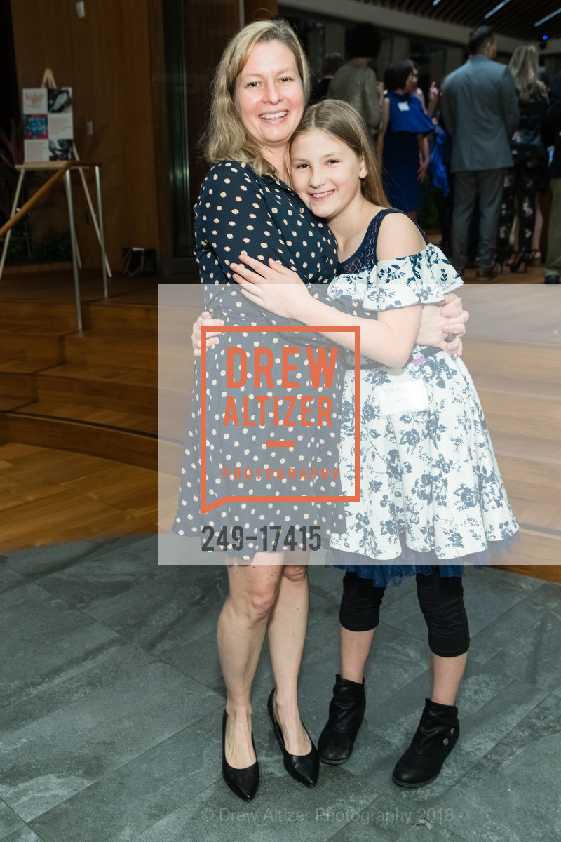 Celina Paul, Lilah Paul, Kids & Art Foundation's 10th Anniversary Celebrating Art and Life, Salesforce Tower, 30th Floor. 415 Mission Street, December 1st, 2018, Photo #249-17415 Celina Paul, Lilah Paul, Photo #249-17415