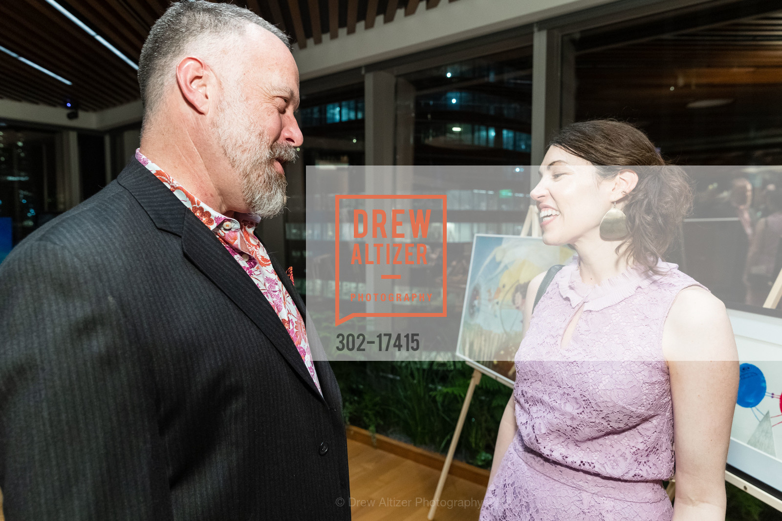 Michael Towne, Shalene Hatton, Kids & Art Foundation's 10th Anniversary Celebrating Art and Life, Salesforce Tower, 30th Floor. 415 Mission Street, December 1st, 2018, Photo #302-17415 Michael Towne, Shalene Hatton, Photo #302-17415