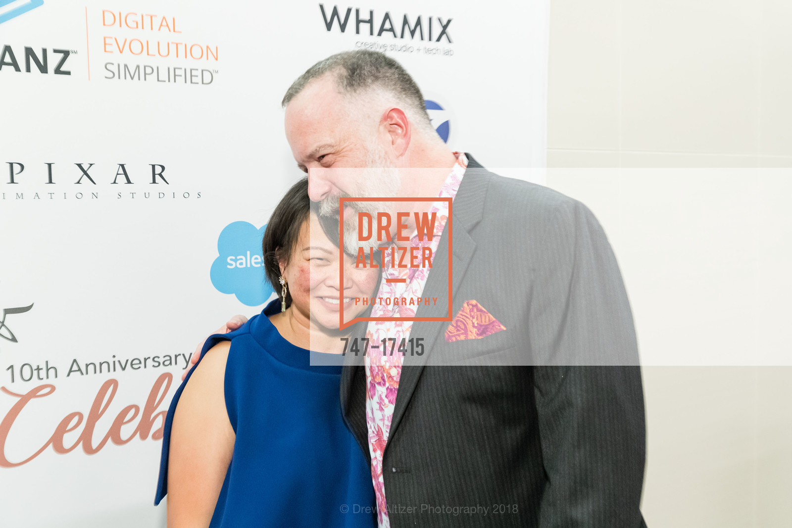 Suzanne Yau, Michael Towne, Kids & Art Foundation's 10th Anniversary Celebrating Art and Life, Salesforce Tower, 30th Floor. 415 Mission Street, December 1st, 2018, Photo #747-17415 Suzanne Yau, Michael Towne, Photo #747-17415