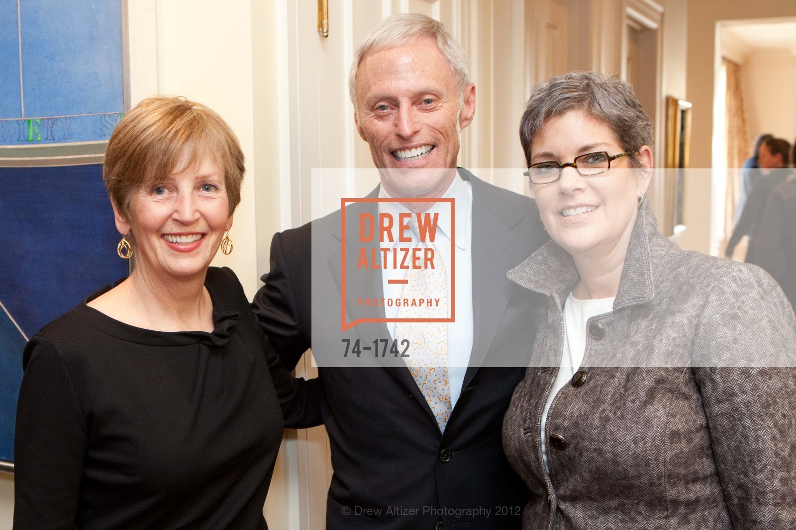 Ruth Dawson, Gary Johnson, Mary Lou Castellano, PRIVATE COLLECTIONS Launch Party Hosted by PAMELA JOYNER, US, April 4th, 2012, Photo #74-1742 Ruth Dawson, Gary Johnson, Mary Lou Castellano, Photo #74-1742