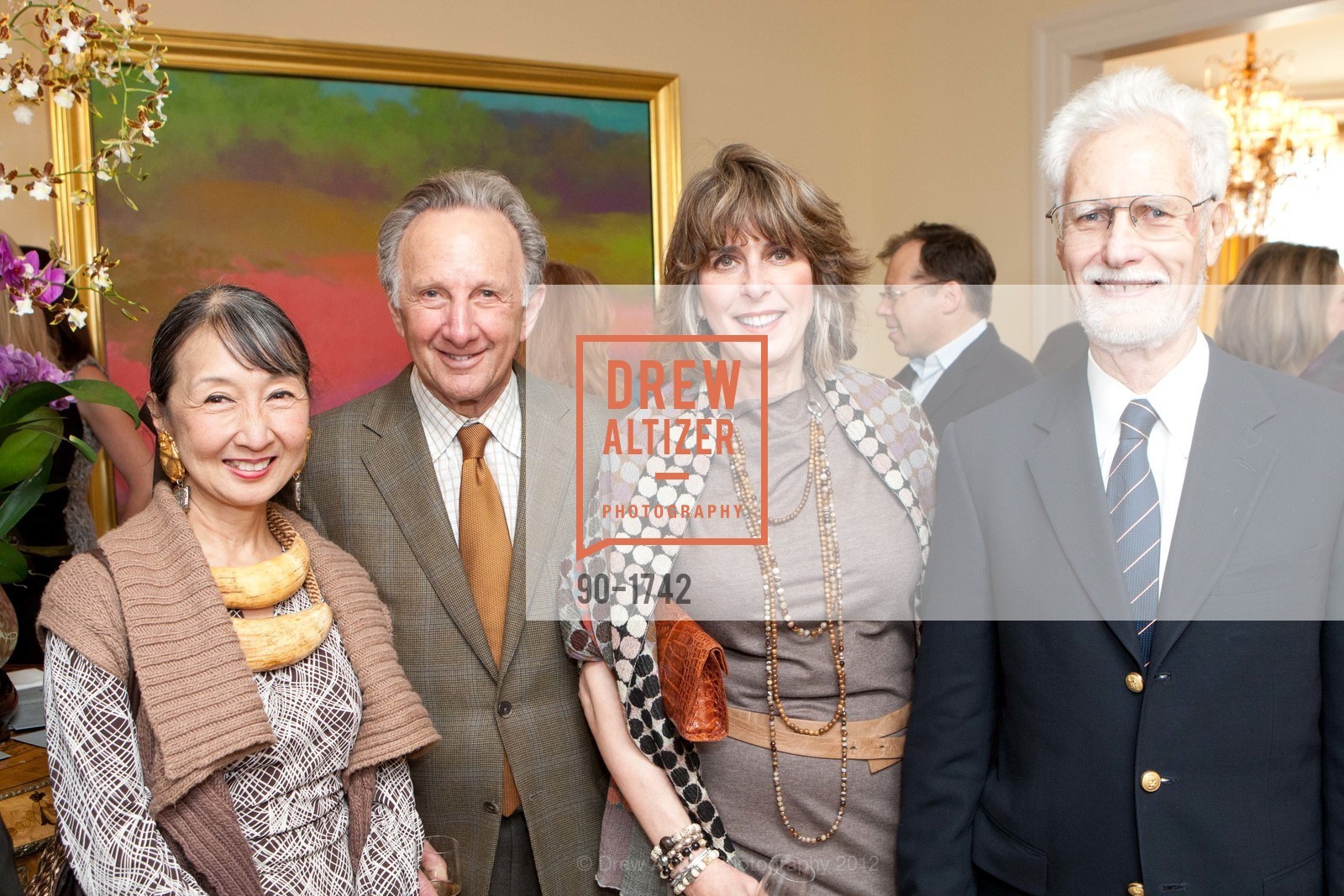 Lin Willis, Donald Kaye, Bonnie Levinson, Jim Willis, PRIVATE COLLECTIONS Launch Party Hosted by PAMELA JOYNER, US, April 4th, 2012, Photo #90-1742 Lin Willis, Donald Kaye, Bonnie Levinson, Jim Willis, Photo #90-1742
