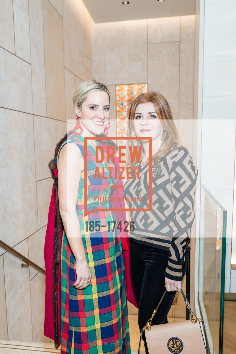 Ursula Damani, Farah Makras, Fendi FOG kickoff Cocktail Reception, Fendi. 195 Grant Avenue, November 29th, 2018, Photo #185-17426 Ursula Damani, Farah Makras, Photo #185-17426
