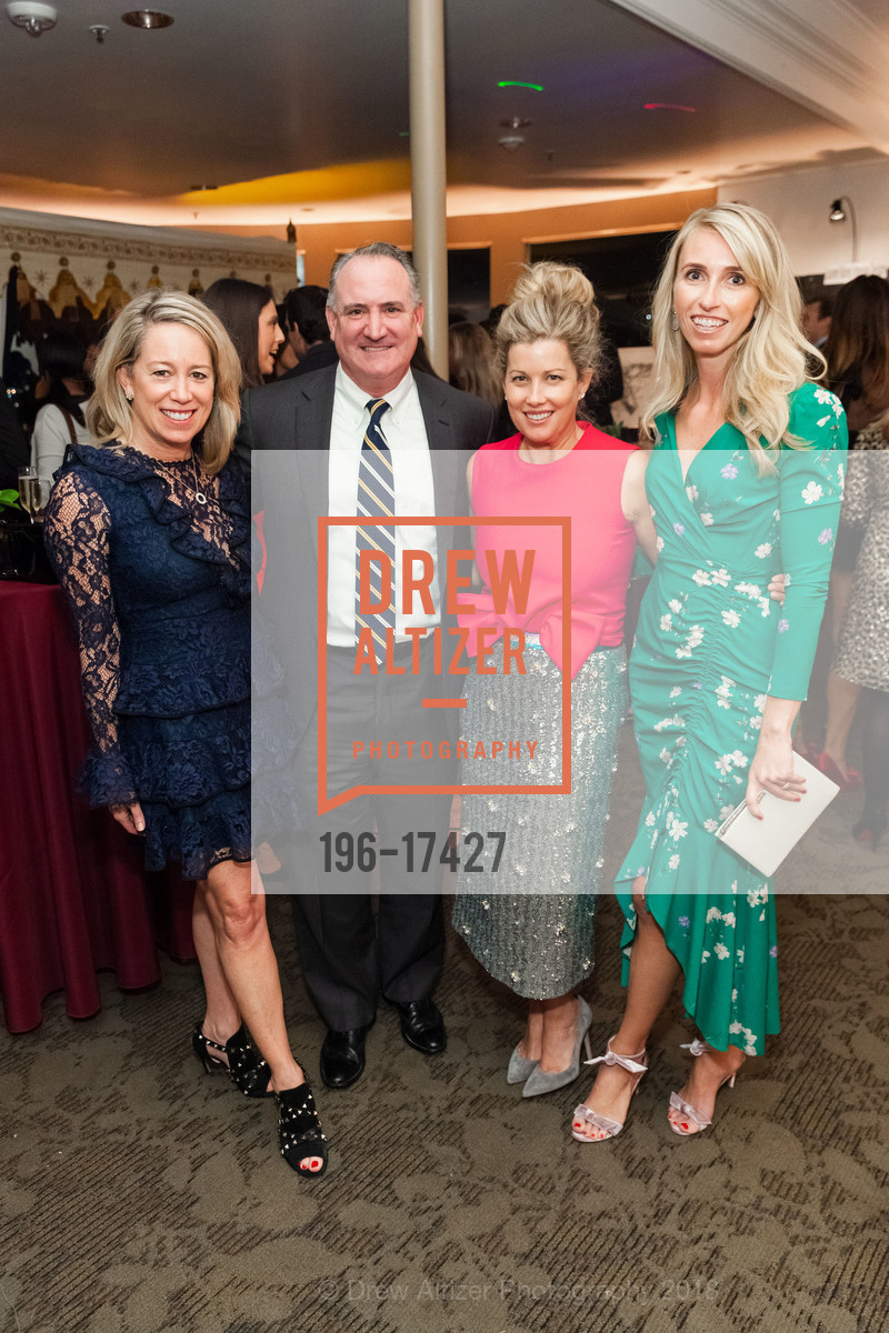 Elizabeth Johnson, Ed Conlon, Josie Freckmann, Melissa Reyna, Children of Shelters Jingle & Mingle 2018, Fort Mason, General's Residence, November 29th, 2018, Photo #196-17427 Elizabeth Johnson, Ed Conlon, Josie Freckmann, Melissa Reyna, Photo #196-17427