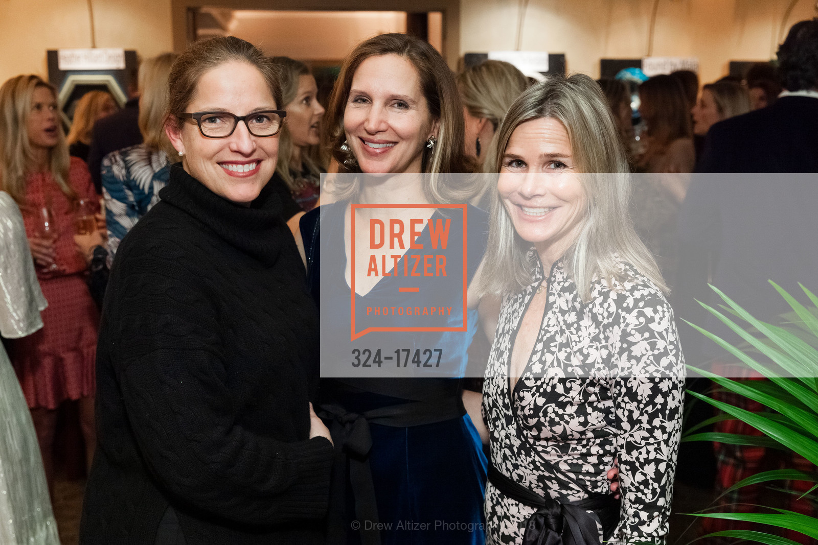 Heather Howard, Jessica Klaudis, Amy Kirby, Children of Shelters Jingle & Mingle 2018, Fort Mason, General's Residence, November 29th, 2018, Photo #324-17427 Heather Howard, Jessica Klaudis, Amy Kirby, Photo #324-17427
