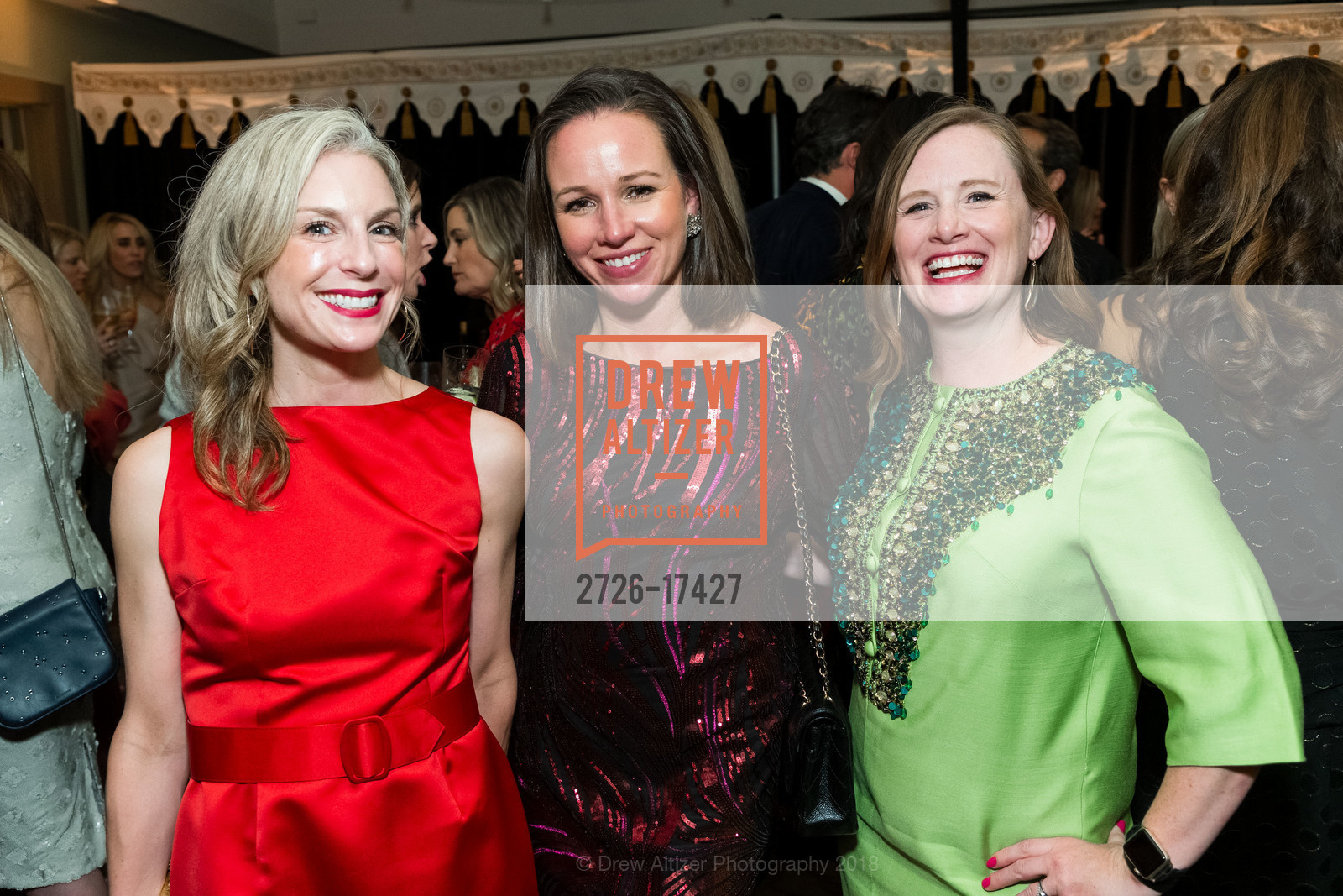 Maria Savari, Laura Larsen, Jocelyn Eccleston, Children of Shelters Jingle & Mingle 2018, Fort Mason, General's Residence, November 29th, 2018, Photo #2726-17427 Maria Savari, Laura Larsen, Jocelyn Eccleston, Photo #2726-17427