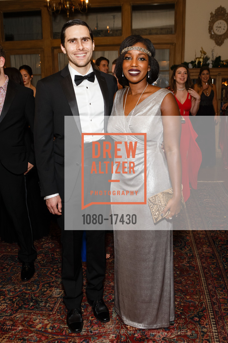 Jason George, Blair Green, Spinsters Holiday Ball 2018, Century Club of San Francisco. 1355 Franklin St, December 1st, 2018, Photo #1080-17430 Jason George, Blair Green, Photo #1080-17430