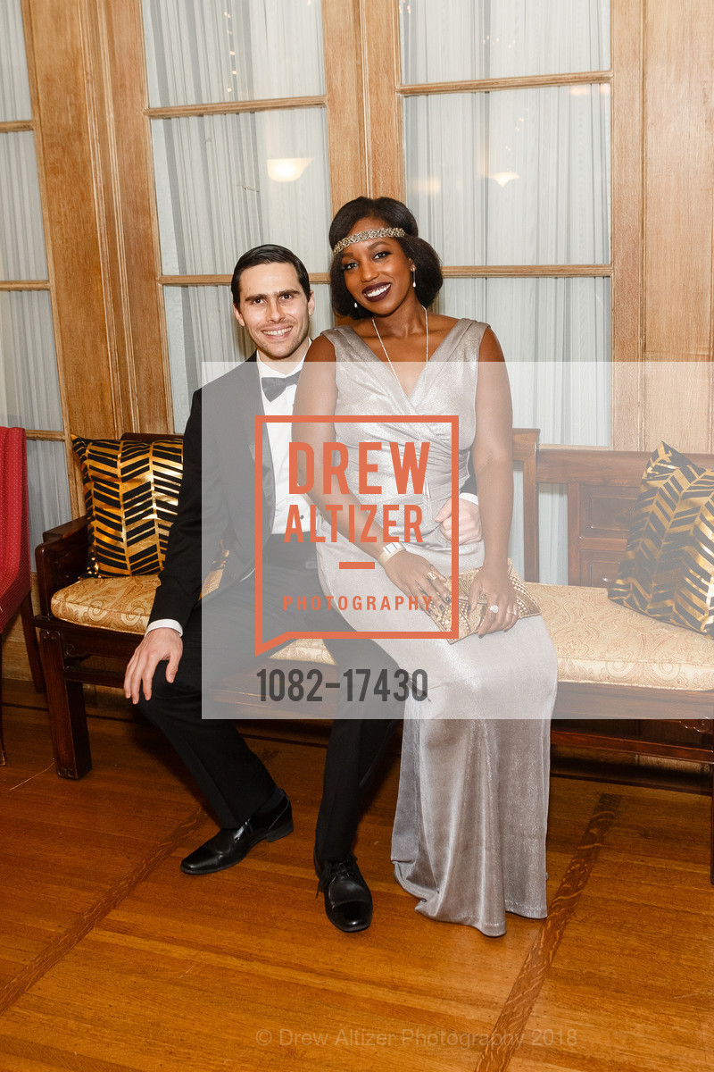 Jason George, Blair Green, Spinsters Holiday Ball 2018, Century Club of San Francisco. 1355 Franklin St, December 1st, 2018, Photo #1082-17430 Jason George, Blair Green, Photo #1082-17430