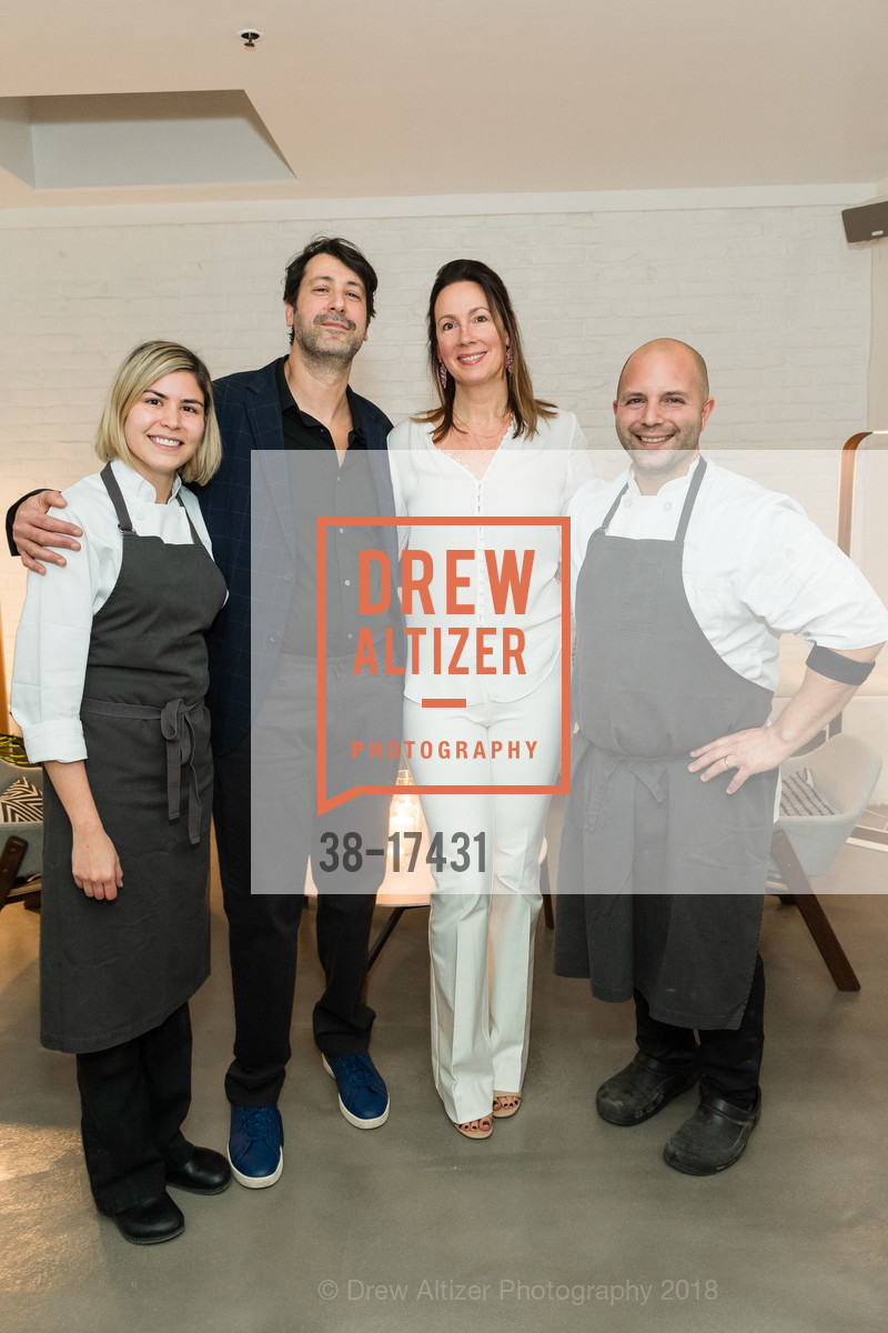 Laura Ozyilmaz, Motti Butbol, Eden Wright, Sayat Ozyilmaz, Eden Wright Design Quinceañera, Noosh Restaurant. 2001 Fillmore Street, November 30th, 2018, Photo #38-17431 Laura Ozyilmaz, Motti Butbol, Eden Wright, Sayat Ozyilmaz, Photo #38-17431