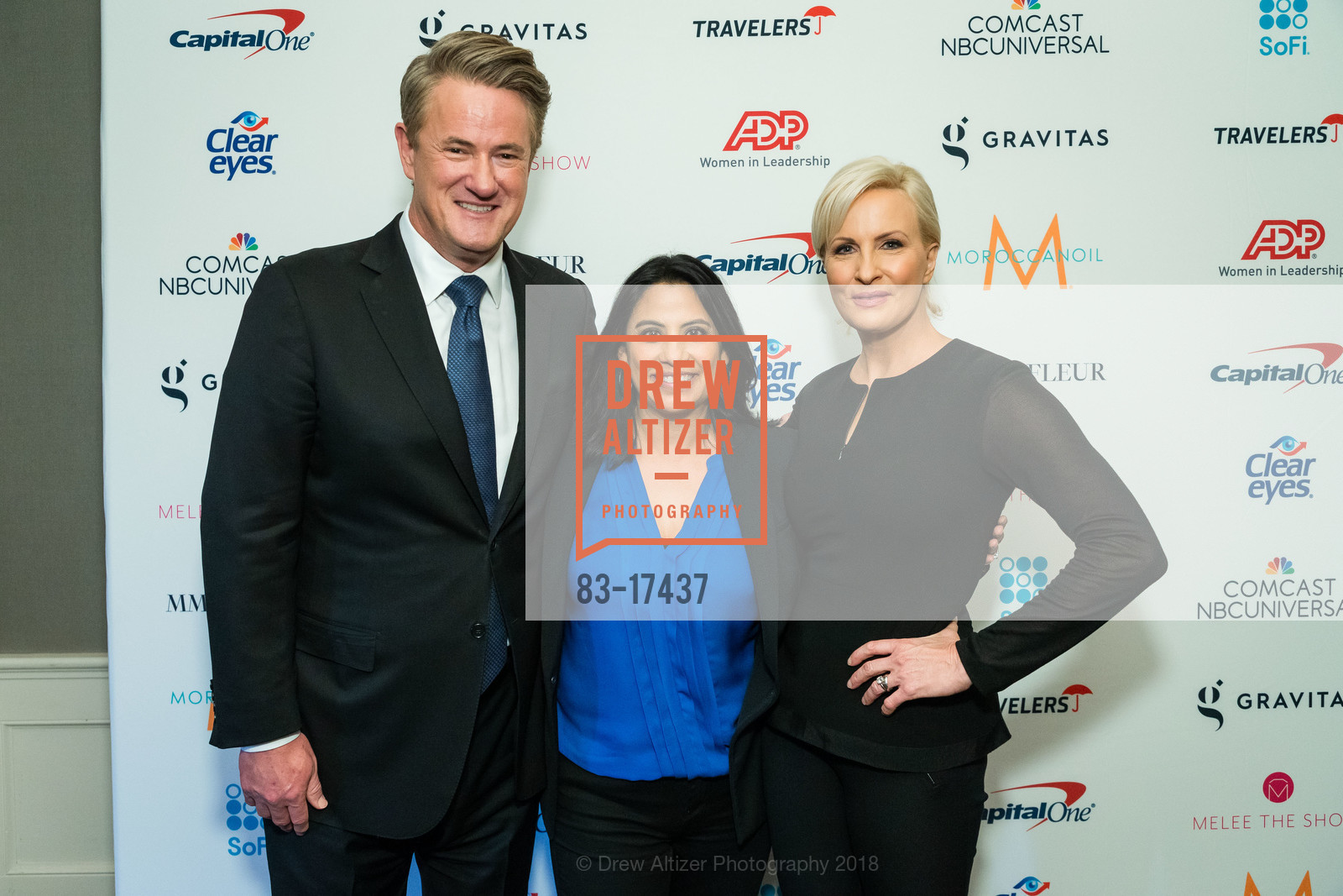 Joe Scarborough with Lizzie Bermudez and Mika Brzezinski