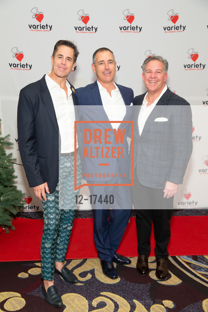 Tom Perrault, John Caruso, Gregg Lynn, Toys for Tots SF 2018, Fairmont Hotel, December 2nd, 2018, Photo #12-17440 Tom Perrault, John Caruso, Gregg Lynn, Photo #12-17440