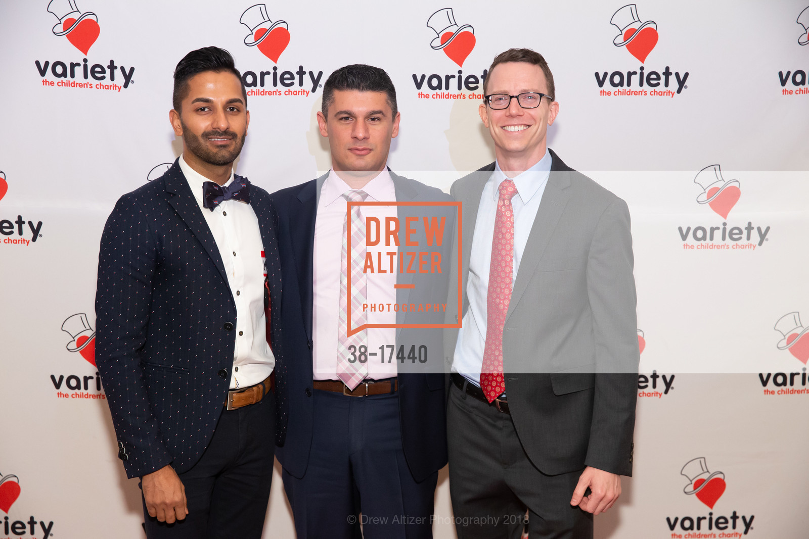 Mohit Jali, Vincenzo Barbetta, Craig Coaster, Toys for Tots SF 2018, Fairmont Hotel, December 2nd, 2018, Photo #38-17440 Mohit Jali, Vincenzo Barbetta, Craig Coaster, Photo #38-17440