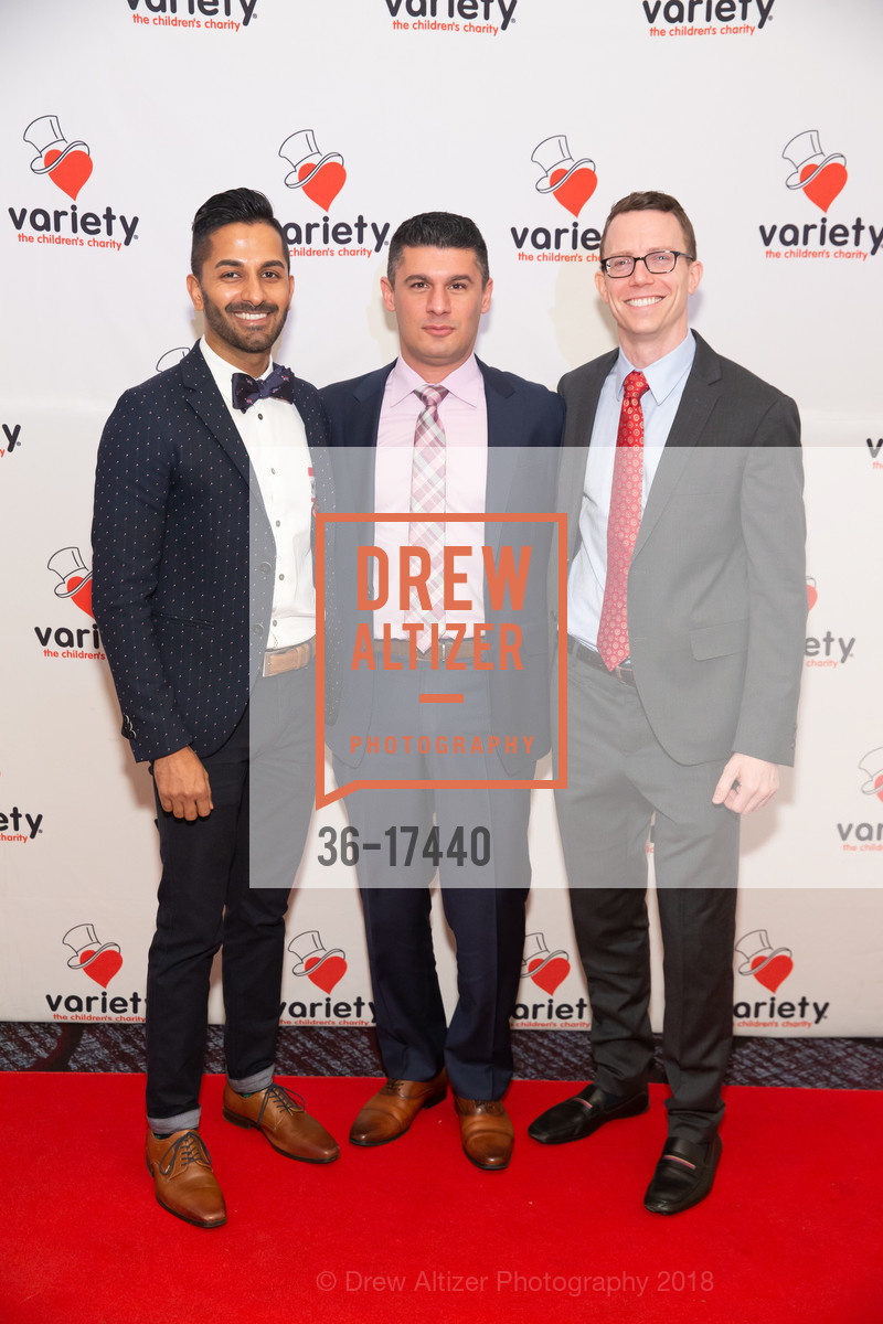 Mohit Jali, Vincenzo Barbetta, Craig Coaster, Toys for Tots SF 2018, Fairmont Hotel, December 2nd, 2018, Photo #36-17440 Mohit Jali, Vincenzo Barbetta, Craig Coaster, Photo #36-17440