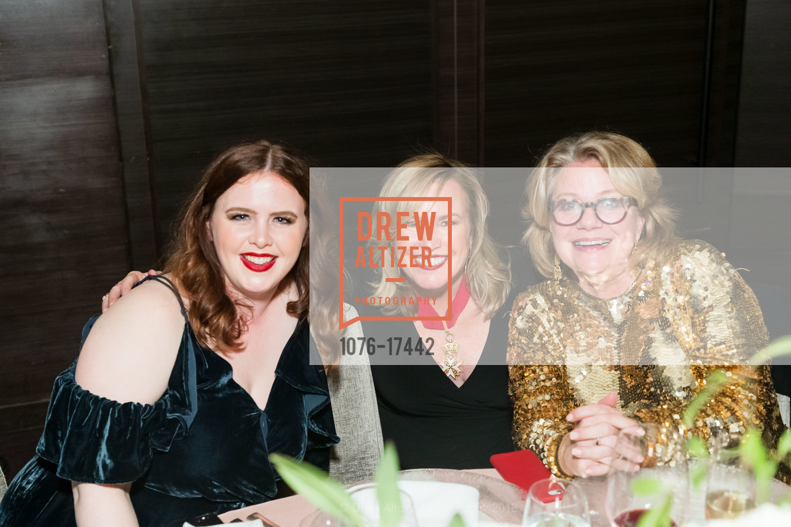 Cassidy Persichitte, Karen Persichitte, Nancy Hanna, Sovereign Order White Cross Ball 2018, St. Regis. 155 3rd Street, December 1st, 2018, Photo #1076-17442 Cassidy Persichitte, Karen Persichitte, Nancy Hanna, Photo #1076-17442