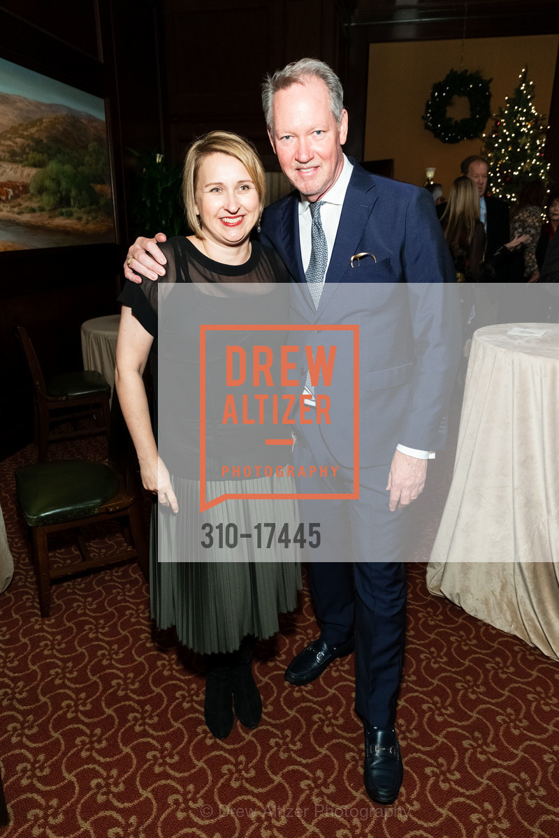 Laura Compton, Michael Murphy, Shansby/Matarasso Holiday Party 2018, Harris' Restaurant. 2100 Van Ness St, Photo #310-17445 Laura Compton, Michael Murphy, Photo #310-17445