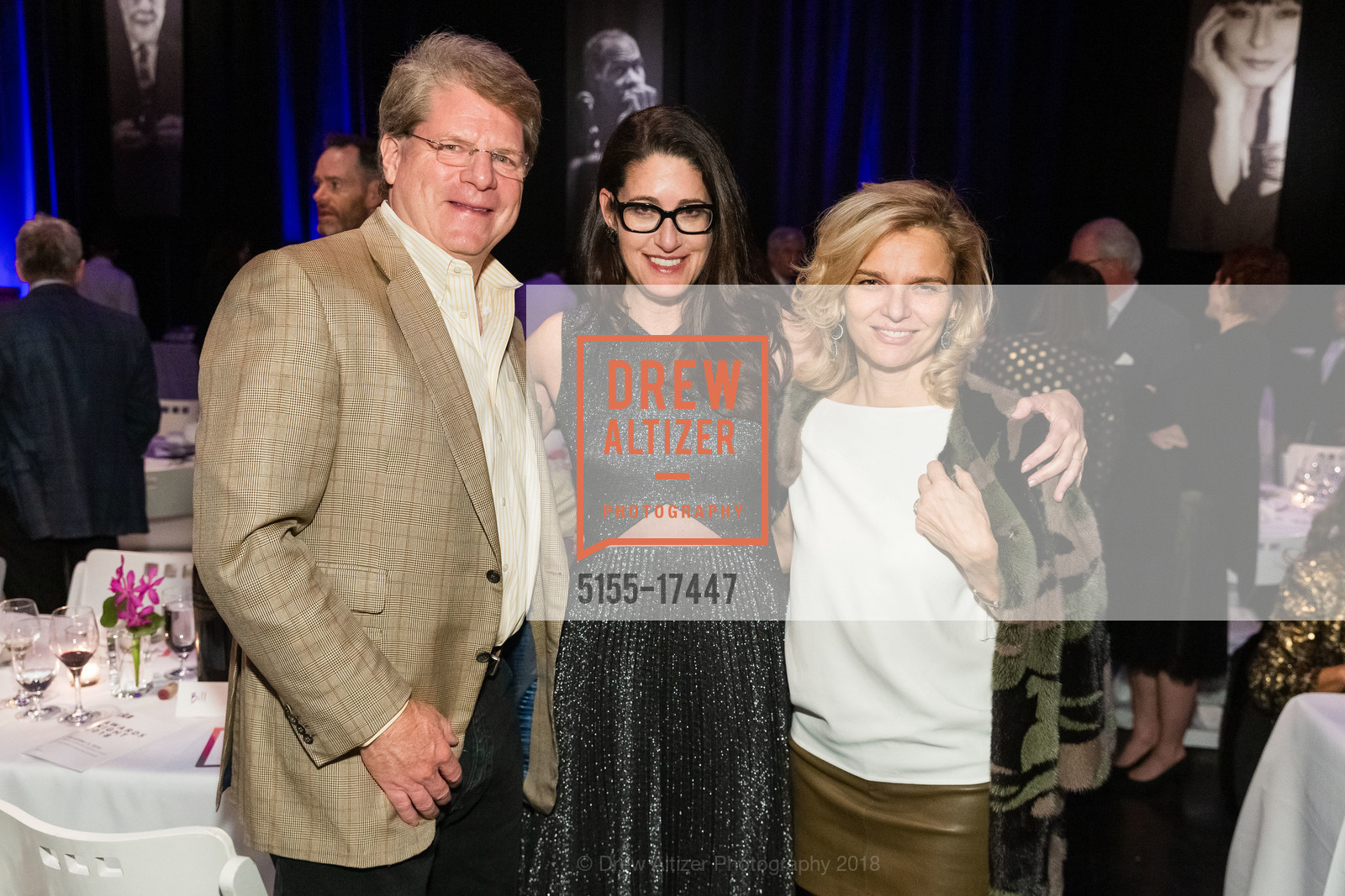 Bill Matthes, Michelle Bohan, Leigh Matthes, SFFILM 2018 Awards Night, Palace of Fine Arts Exhibition Center. 3601 Lyon Street, December 3rd, 2018, Photo #5155-17447 Bill Matthes, Michelle Bohan, Leigh Matthes, Photo #5155-17447