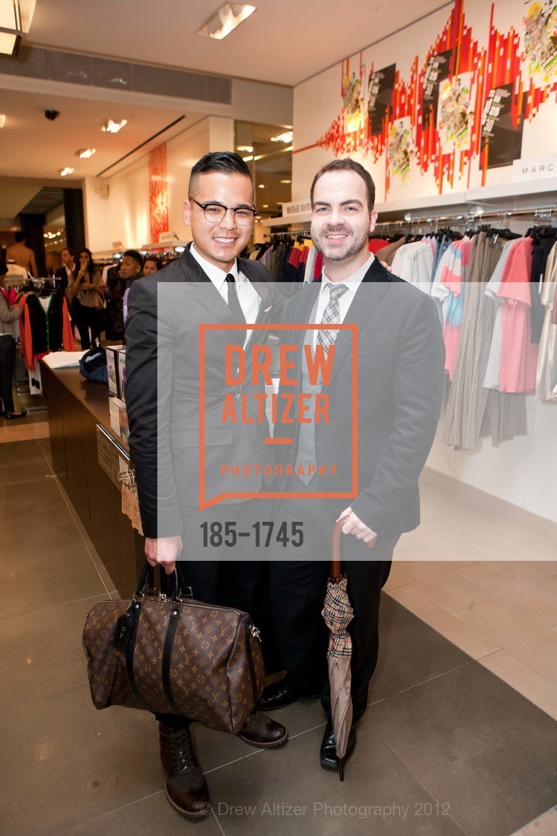 Derek Prodigalidad, Rich Kinnard, RICHMOND/ ERMET AIDS FOUNDATION Holds Dances from the Heart Pre-Party at BLOOMINGDALES, US, April 12th, 2012, Photo #185-1745 Derek Prodigalidad, Rich Kinnard, Photo #185-1745
