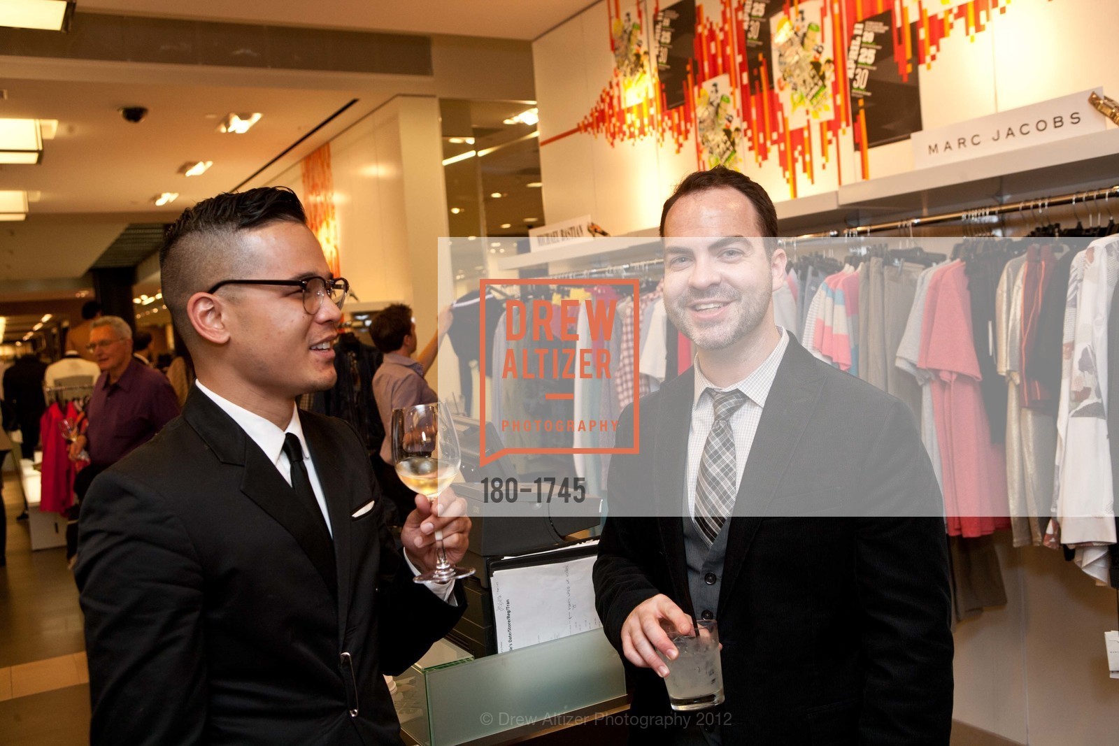 Derek Prodigalidad, Rich Kinnard, RICHMOND/ ERMET AIDS FOUNDATION Holds Dances from the Heart Pre-Party at BLOOMINGDALES, US, April 12th, 2012, Photo #180-1745 Derek Prodigalidad, Rich Kinnard, Photo #180-1745