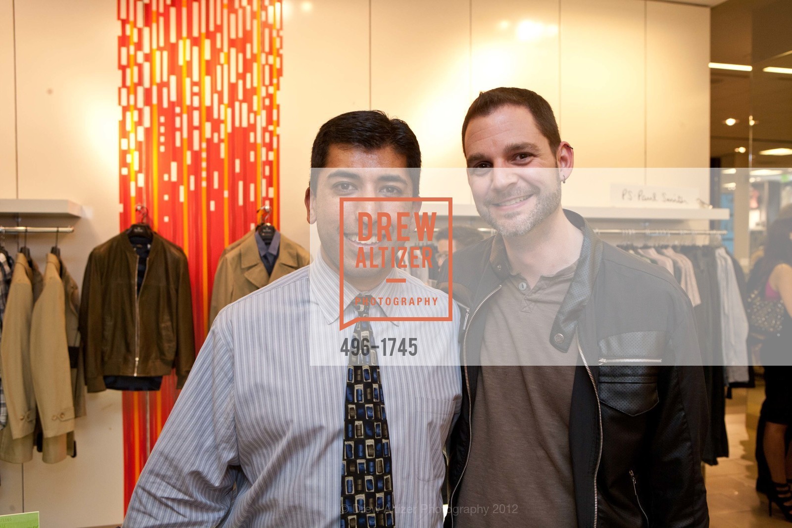 Nash Hirjee, Tom Ellsworth, RICHMOND/ ERMET AIDS FOUNDATION Holds Dances from the Heart Pre-Party at BLOOMINGDALES, US, April 12th, 2012, Photo #496-1745 Nash Hirjee, Tom Ellsworth, Photo #496-1745