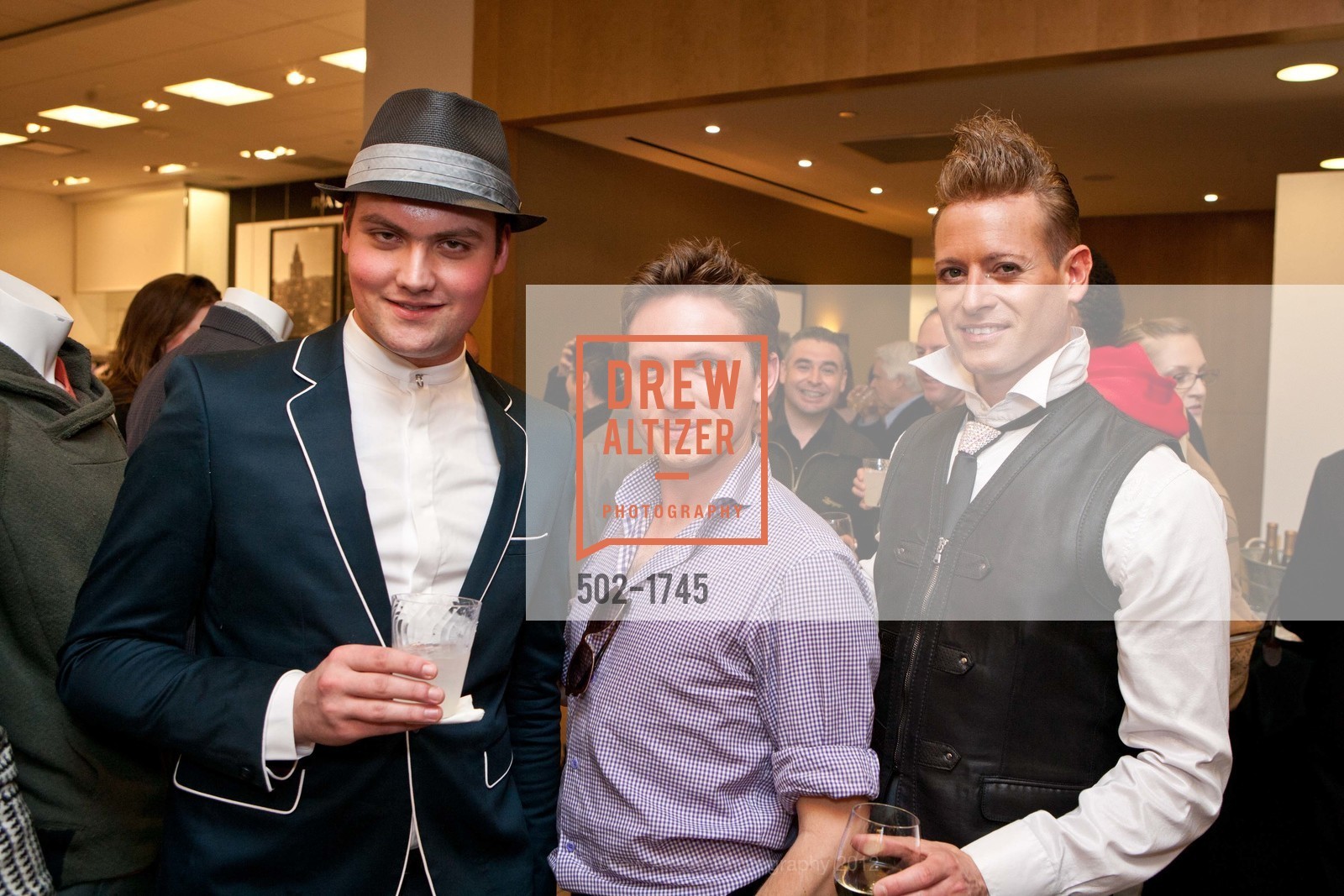 Romain Colignon, Chris Yoerger, Patrik Gallineaux, RICHMOND/ ERMET AIDS FOUNDATION Holds Dances from the Heart Pre-Party at BLOOMINGDALES, US, April 12th, 2012, Photo #502-1745 Romain Colignon, Chris Yoerger, Patrik Gallineaux, Photo #502-1745