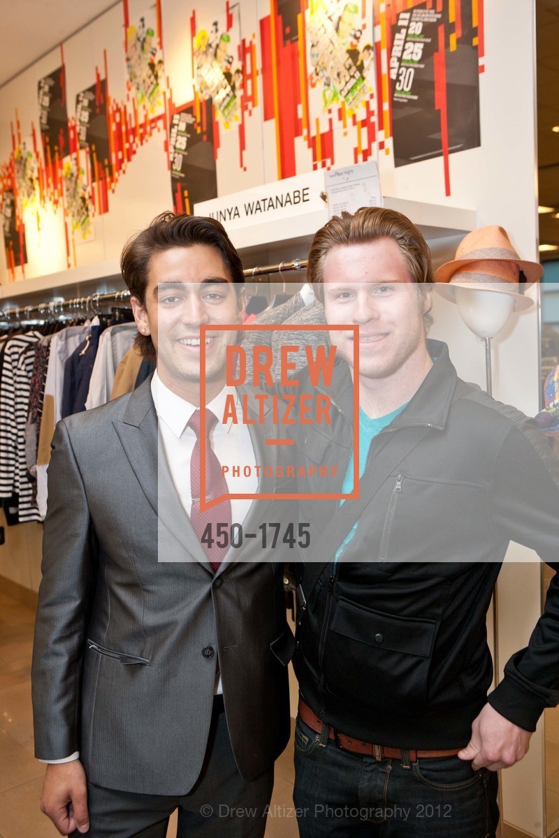 Arya Sokansanj, Justin Lord, RICHMOND/ ERMET AIDS FOUNDATION Holds Dances from the Heart Pre-Party at BLOOMINGDALES, US, April 12th, 2012, Photo #450-1745 Arya Sokansanj, Justin Lord, Photo #450-1745