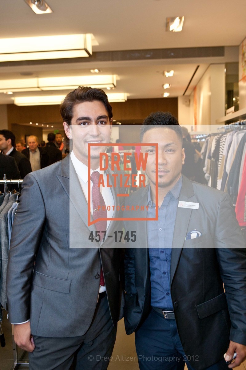 Arya Sokansanj, Johann Camat, RICHMOND/ ERMET AIDS FOUNDATION Holds Dances from the Heart Pre-Party at BLOOMINGDALES, US, April 12th, 2012, Photo #457-1745 Arya Sokansanj, Johann Camat, Photo #457-1745