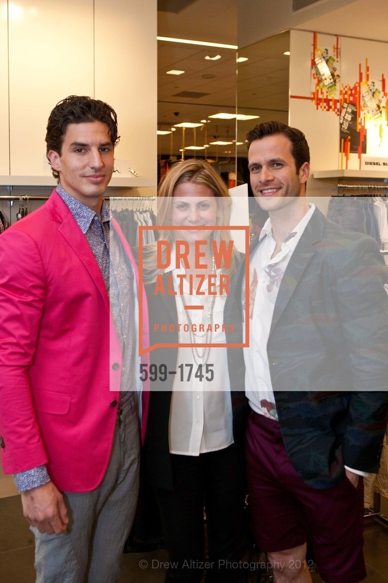 Derek Music, Bailey Flynn, Corey Watts, RICHMOND/ ERMET AIDS FOUNDATION Holds Dances from the Heart Pre-Party at BLOOMINGDALES, US, April 12th, 2012, Photo #599-1745 Derek Music, Bailey Flynn, Corey Watts, Photo #599-1745