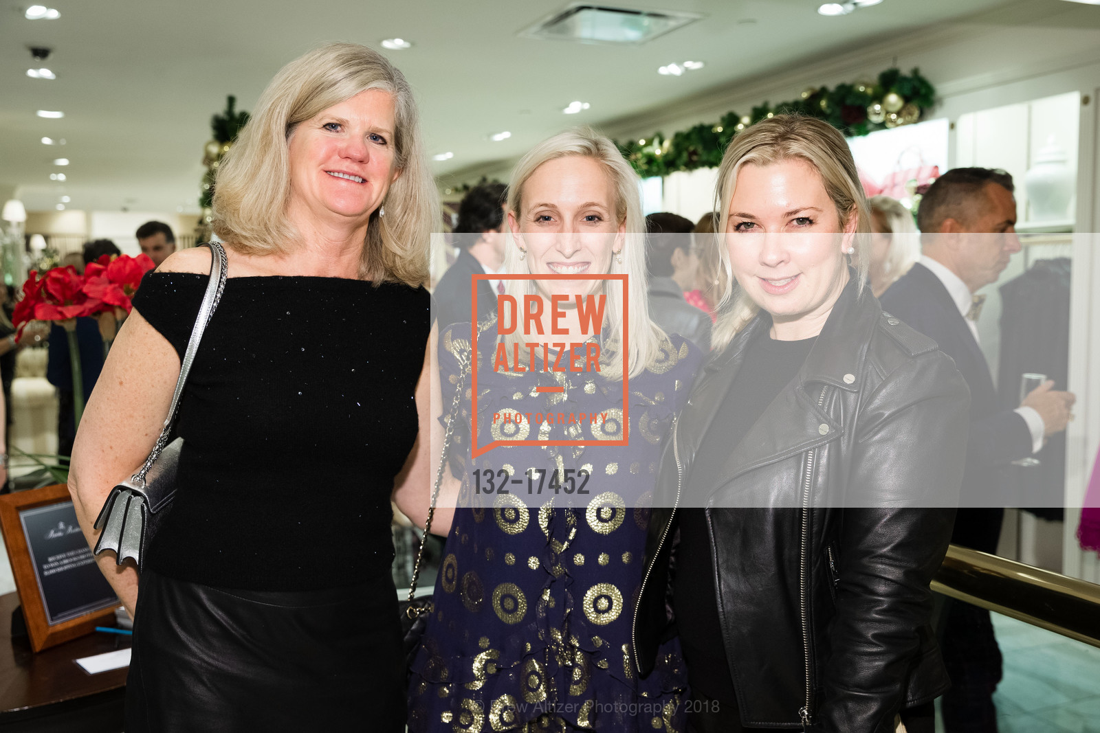Meg Ruxton, Maria Hemphill, Michelle Harris, SF Ballet Gala Launch Party 2018, Brooks Brothers. 240 Post St, December 5th, 2018, Photo #132-17452 Meg Ruxton, Maria Hemphill, Michelle Harris, Photo #132-17452