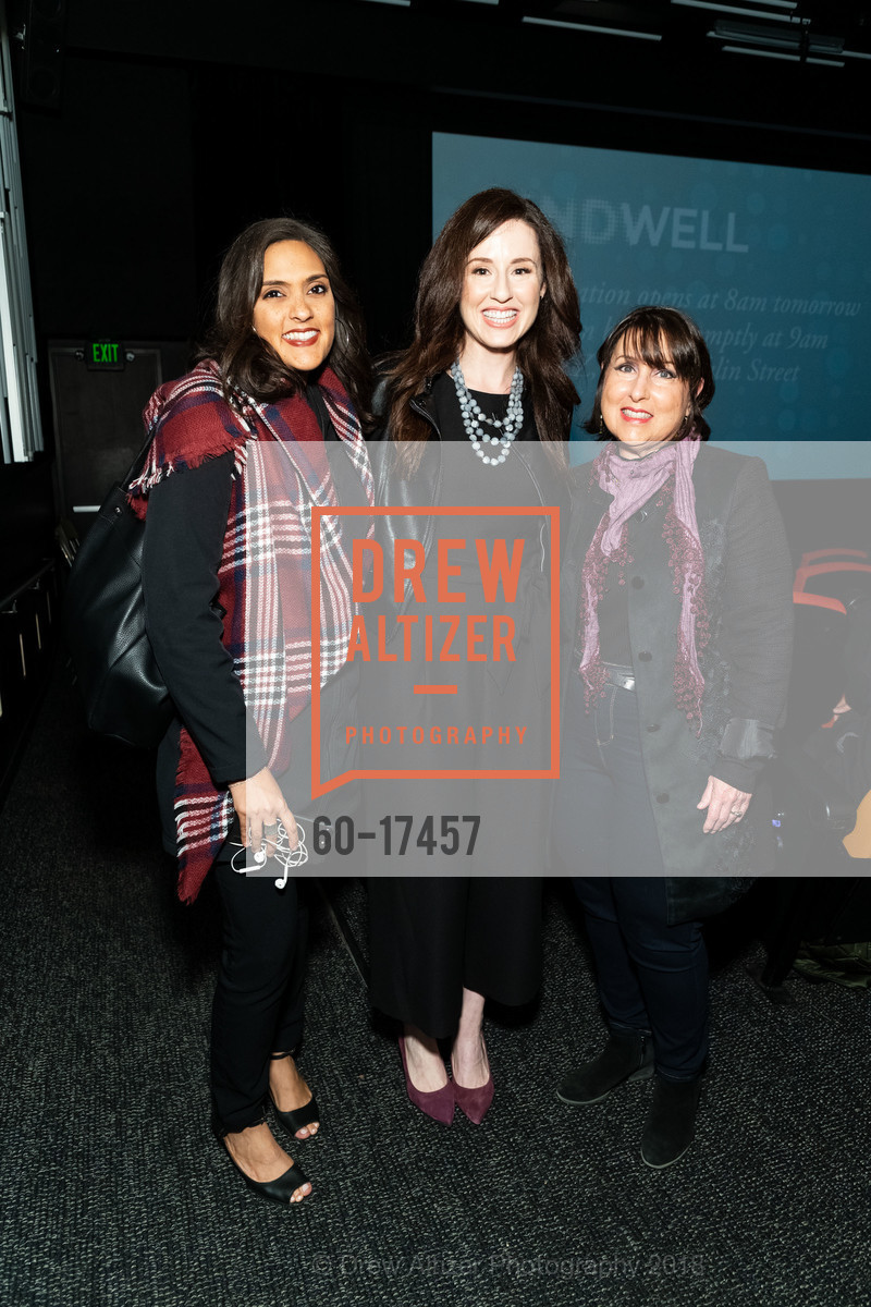 Shruti Kothari, Shoshana Ungerleider, Julie Miller, End Well Symposium 2018 Film Screening, New People Cinema. 1746 Post Street, December 5th, 2018, Photo #60-17457 Shruti Kothari, Shoshana Ungerleider, Julie Miller, Photo #60-17457
